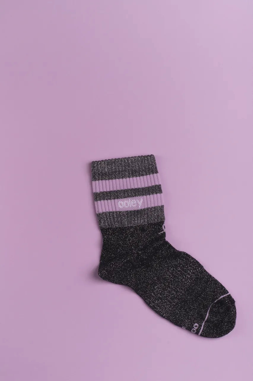 ooley – ooley Damen Socken Electra Silver Glam