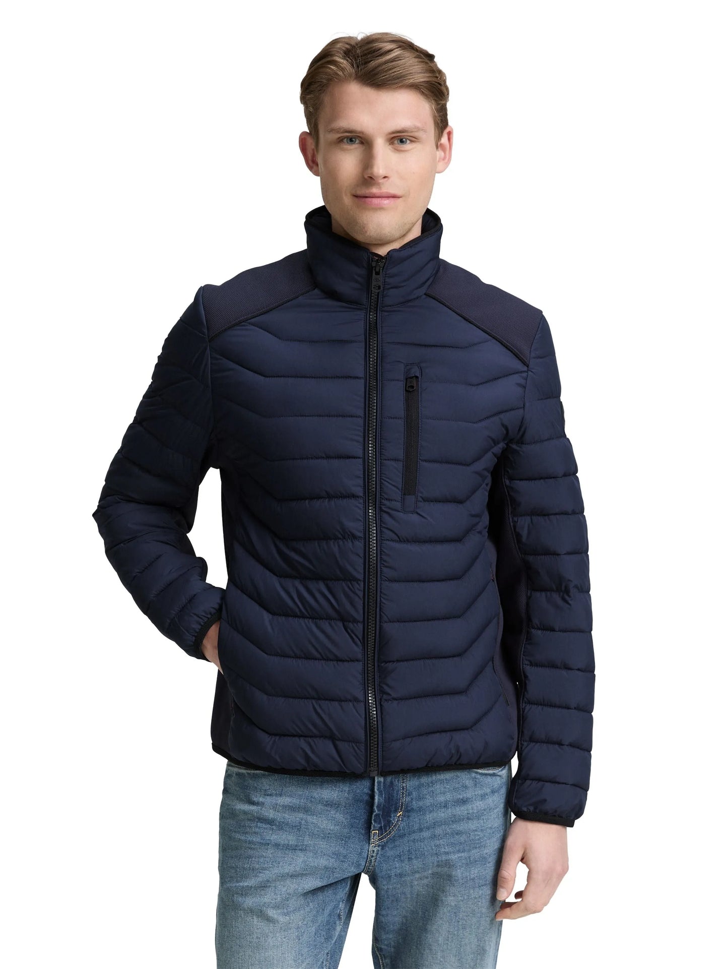 Tom Tailor – Tom Tailor Herren Lightweight Hybrid Steppjacke