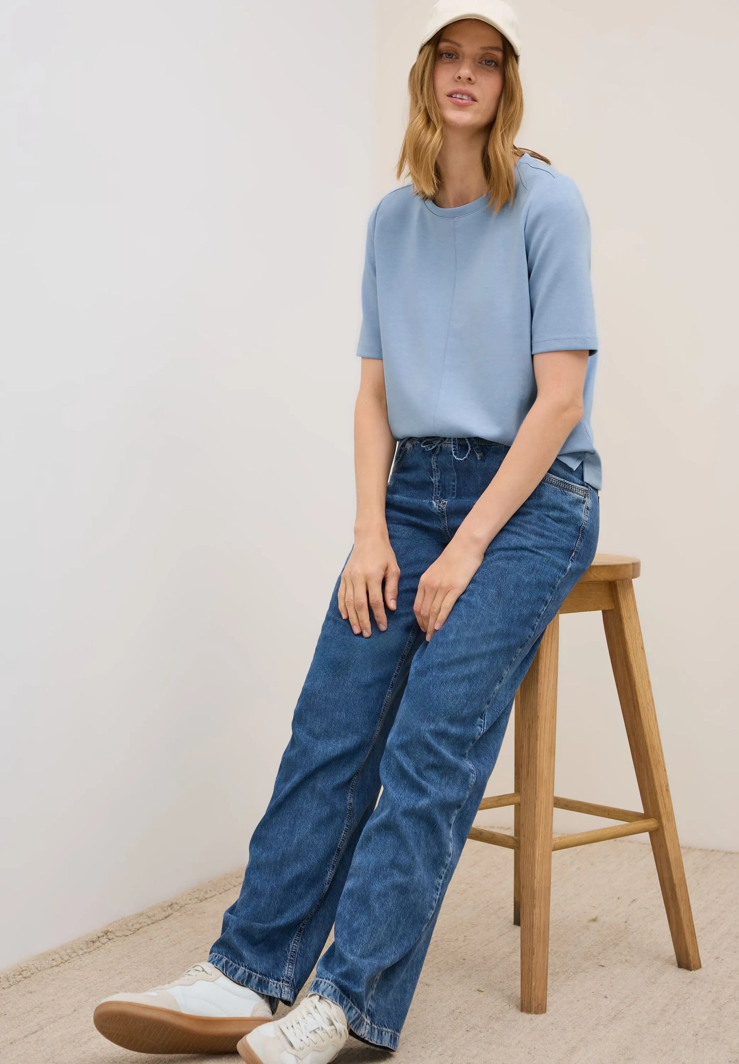 Cecil – Cecil Damen Kurzarmsweatshirt