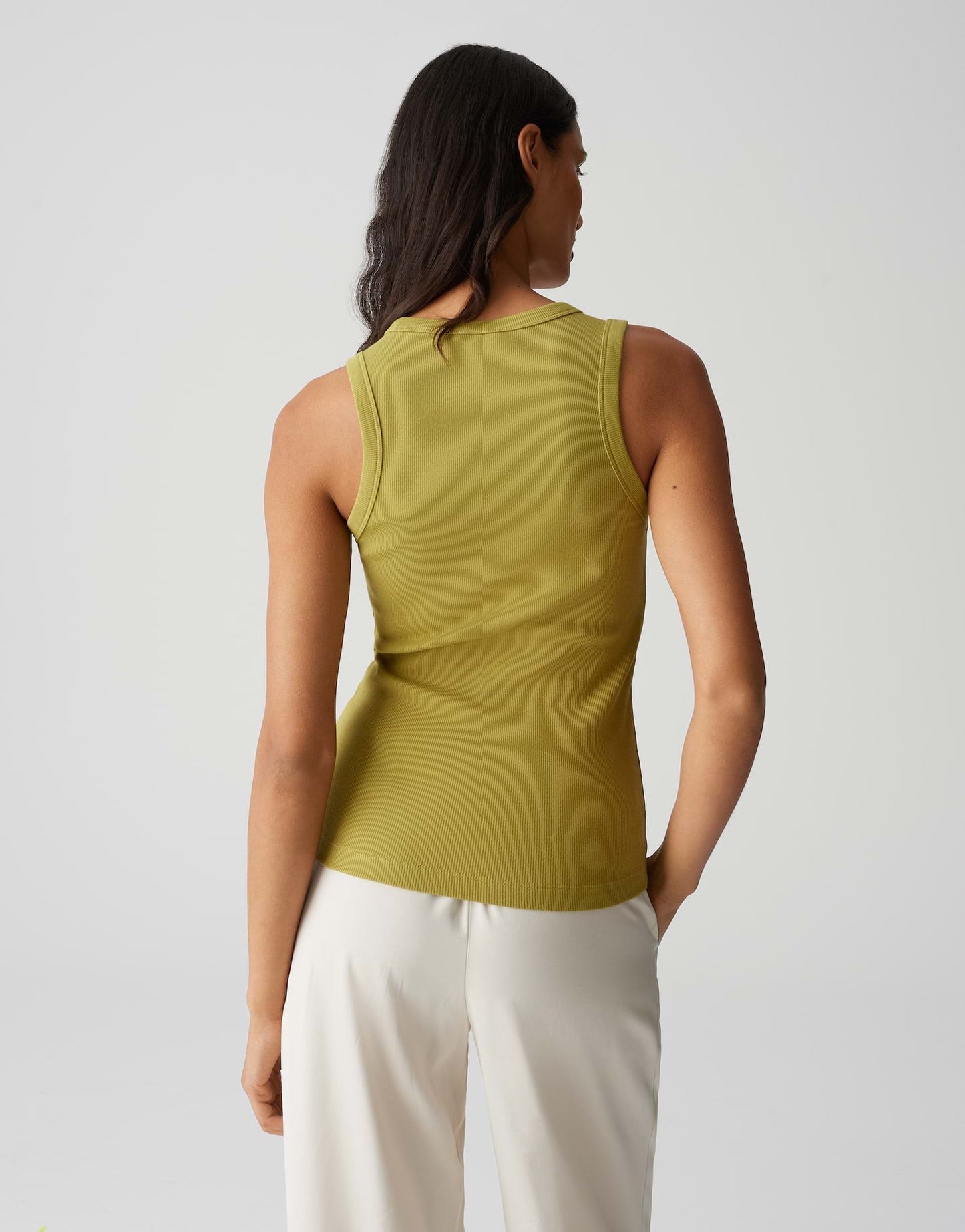 Opus Damen Tanktop Ilesso gelb