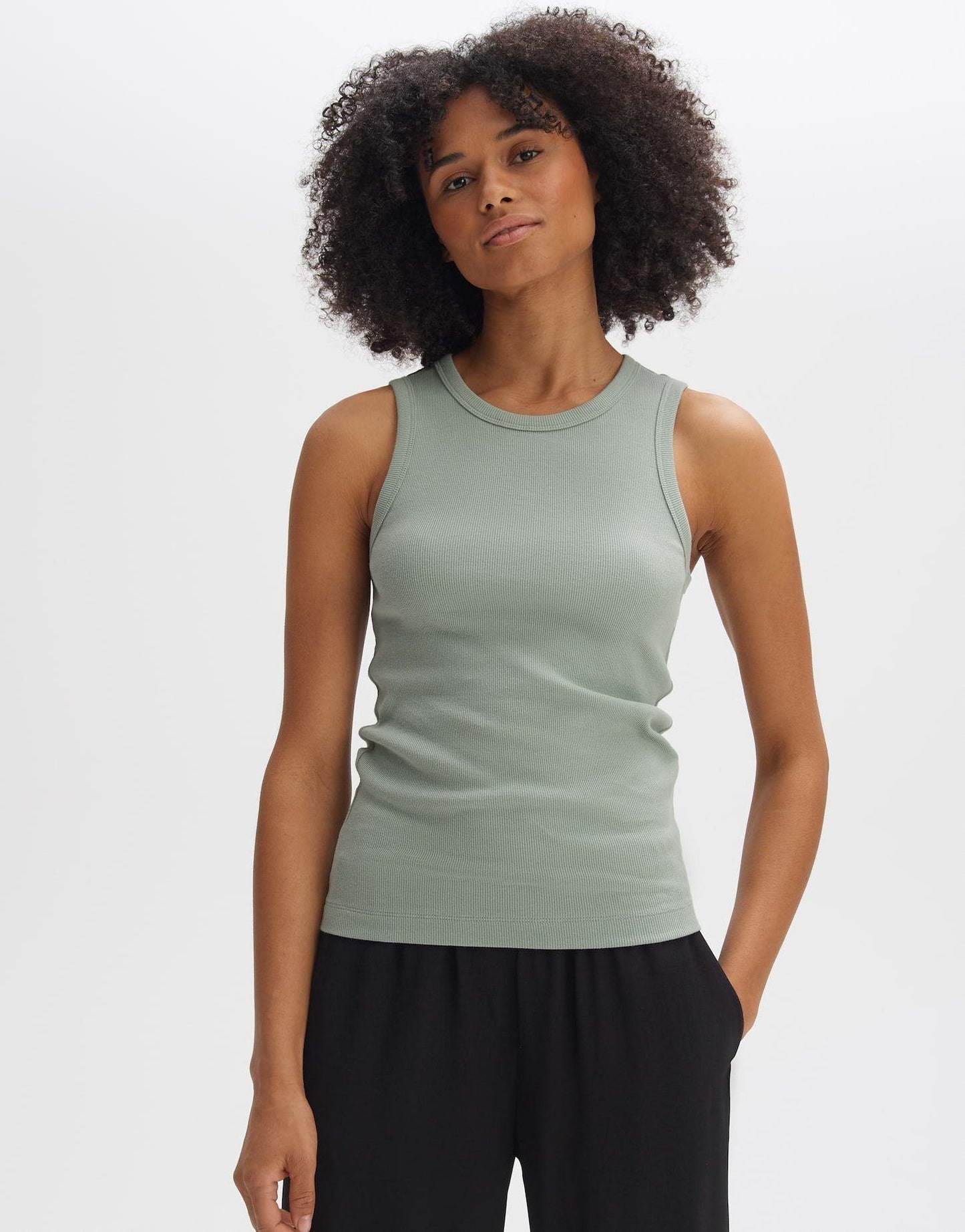 Opus Damen Top grün
