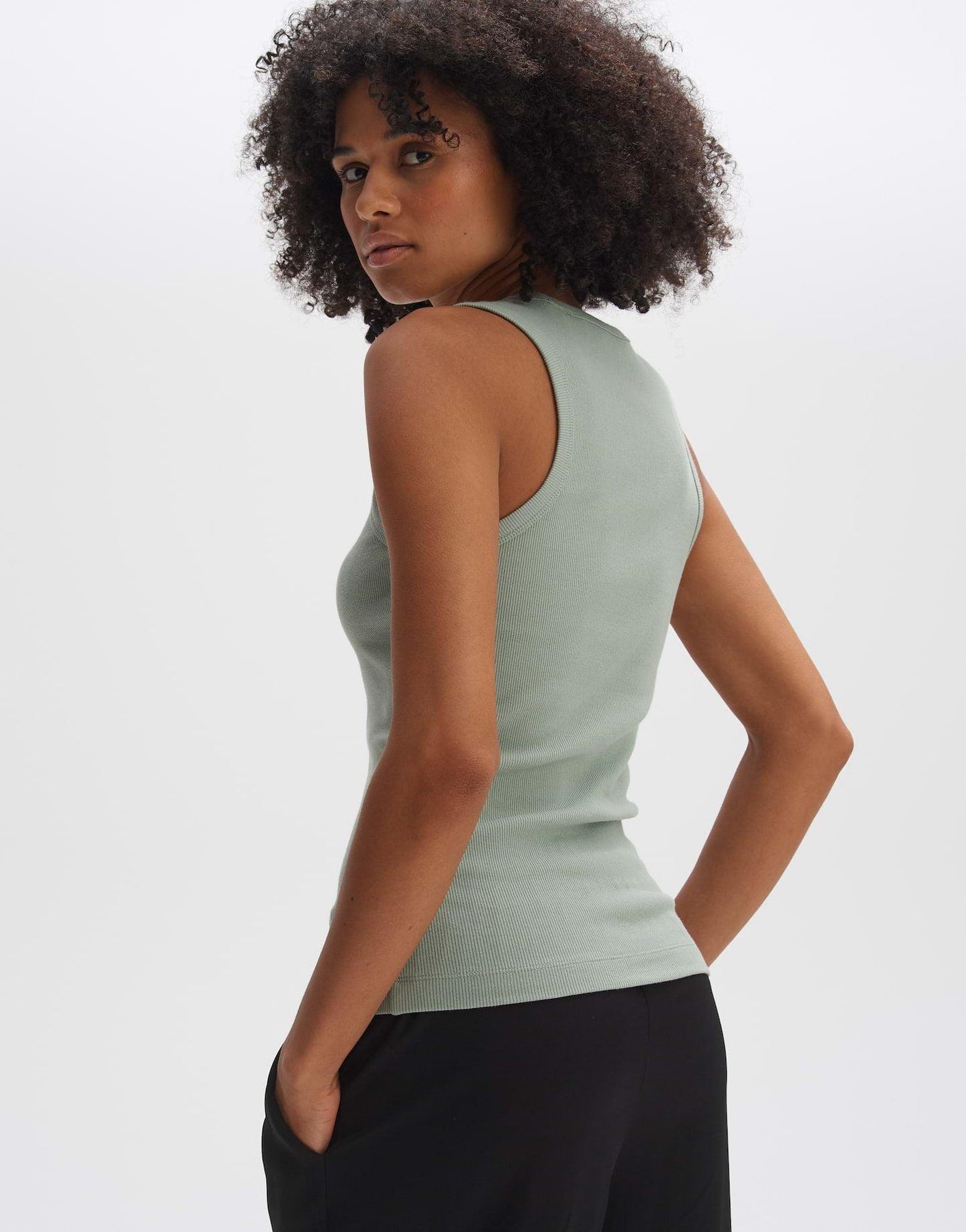 Opus Damen Top grün