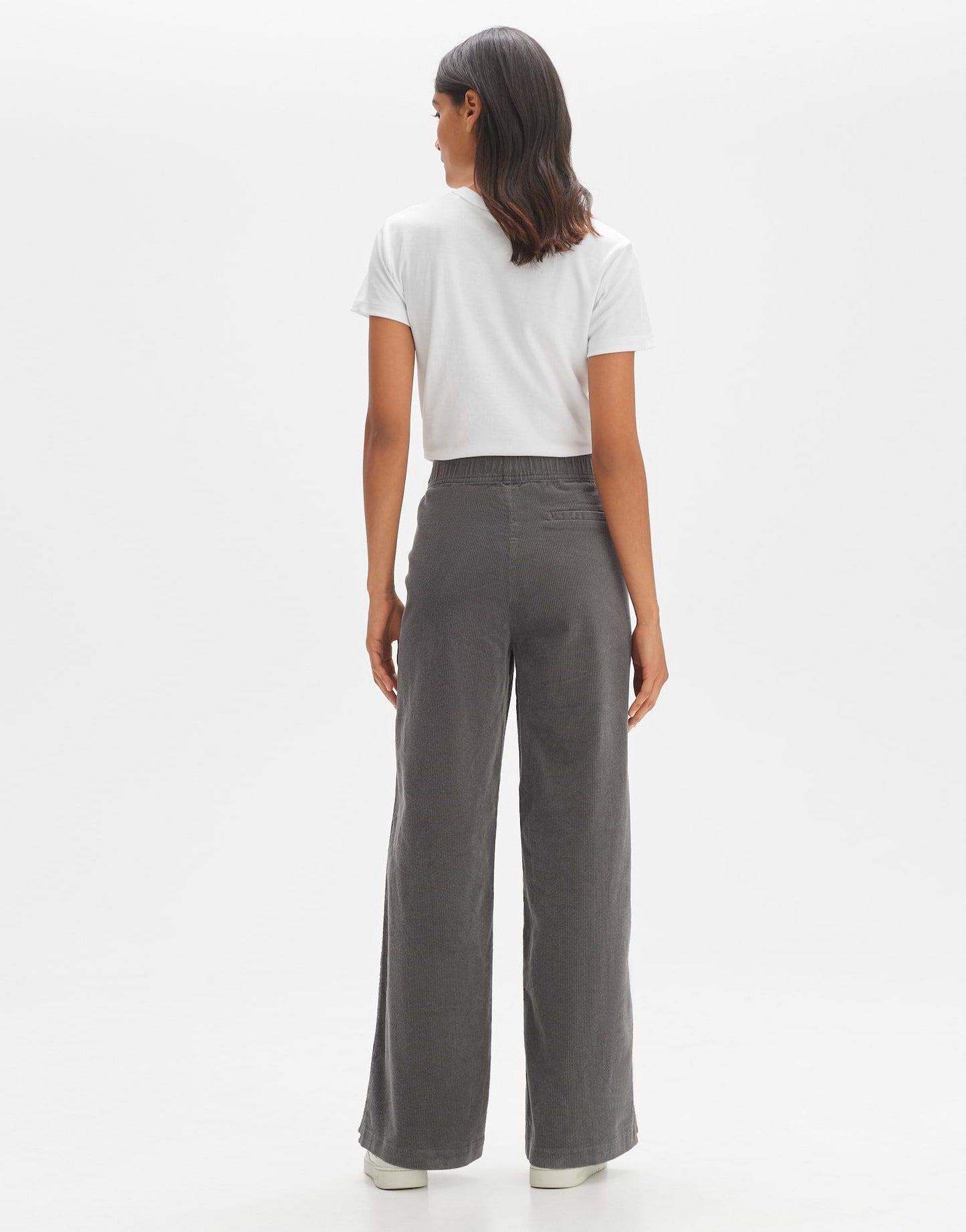 Opus Damen Hose Mileni casual grau