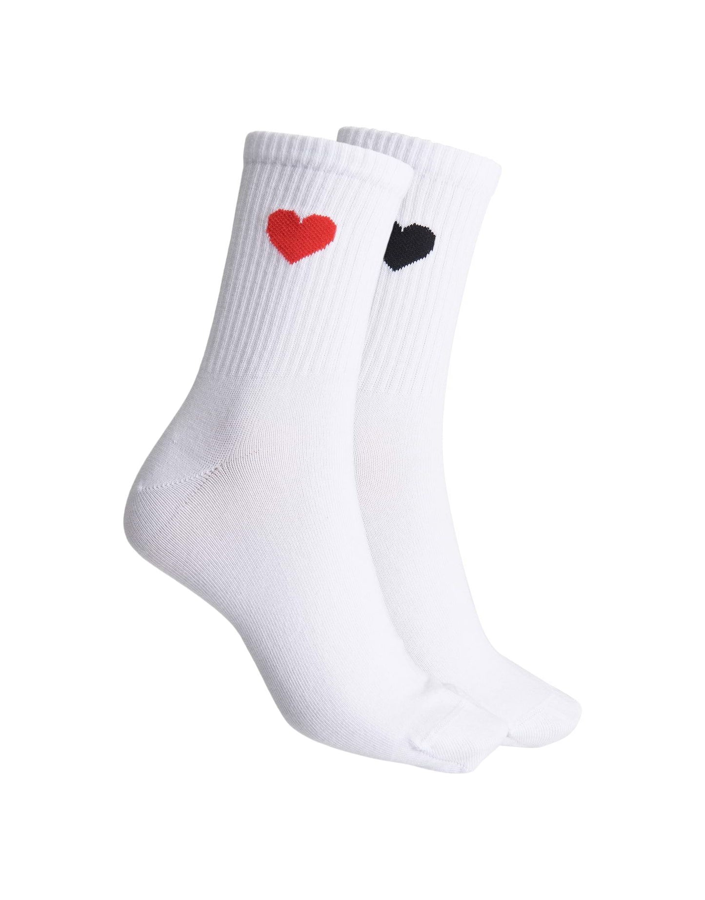 Opus Damen Socken Yennis heart weiß