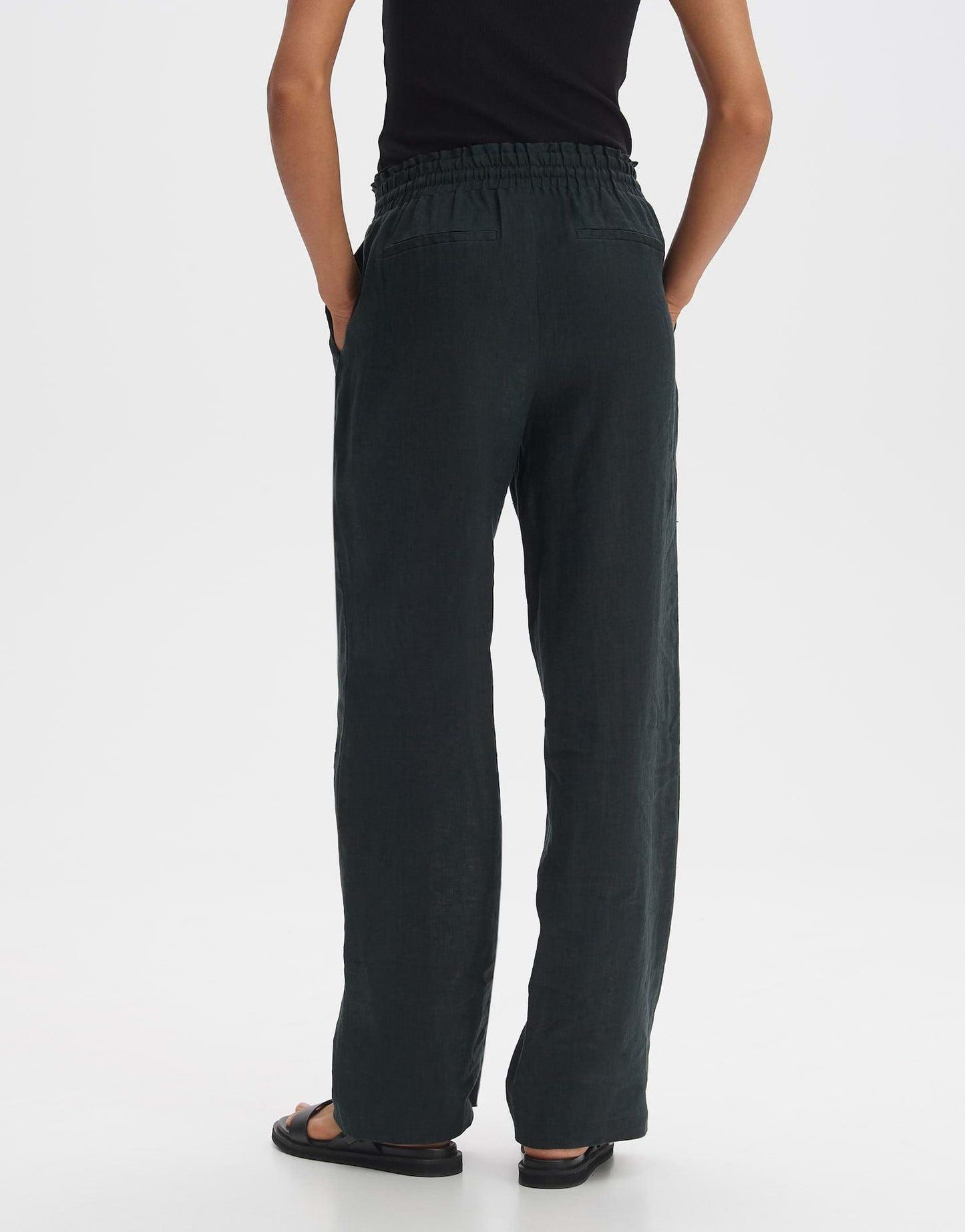 Opus Damen Hose Marou in Emerald grün