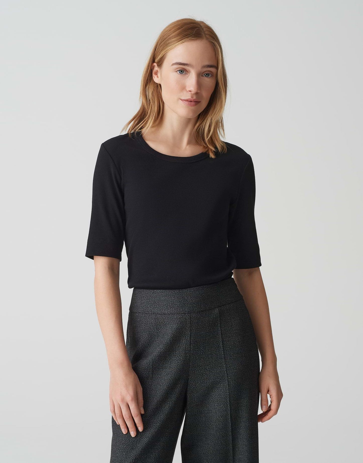 Opus Damen Shirt Sustafa schwarz