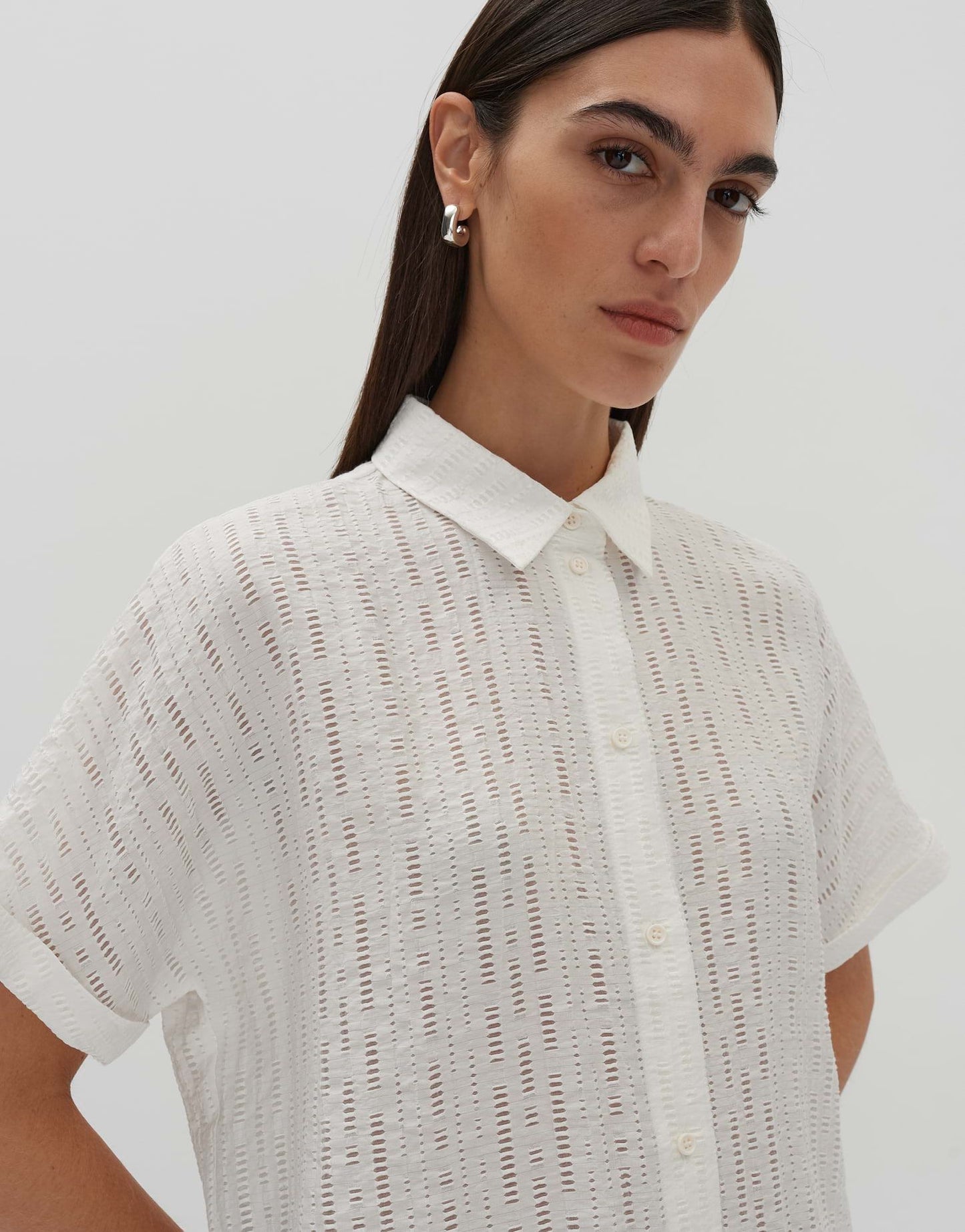 someday – someday Damen Hemdbluse Zilina structure