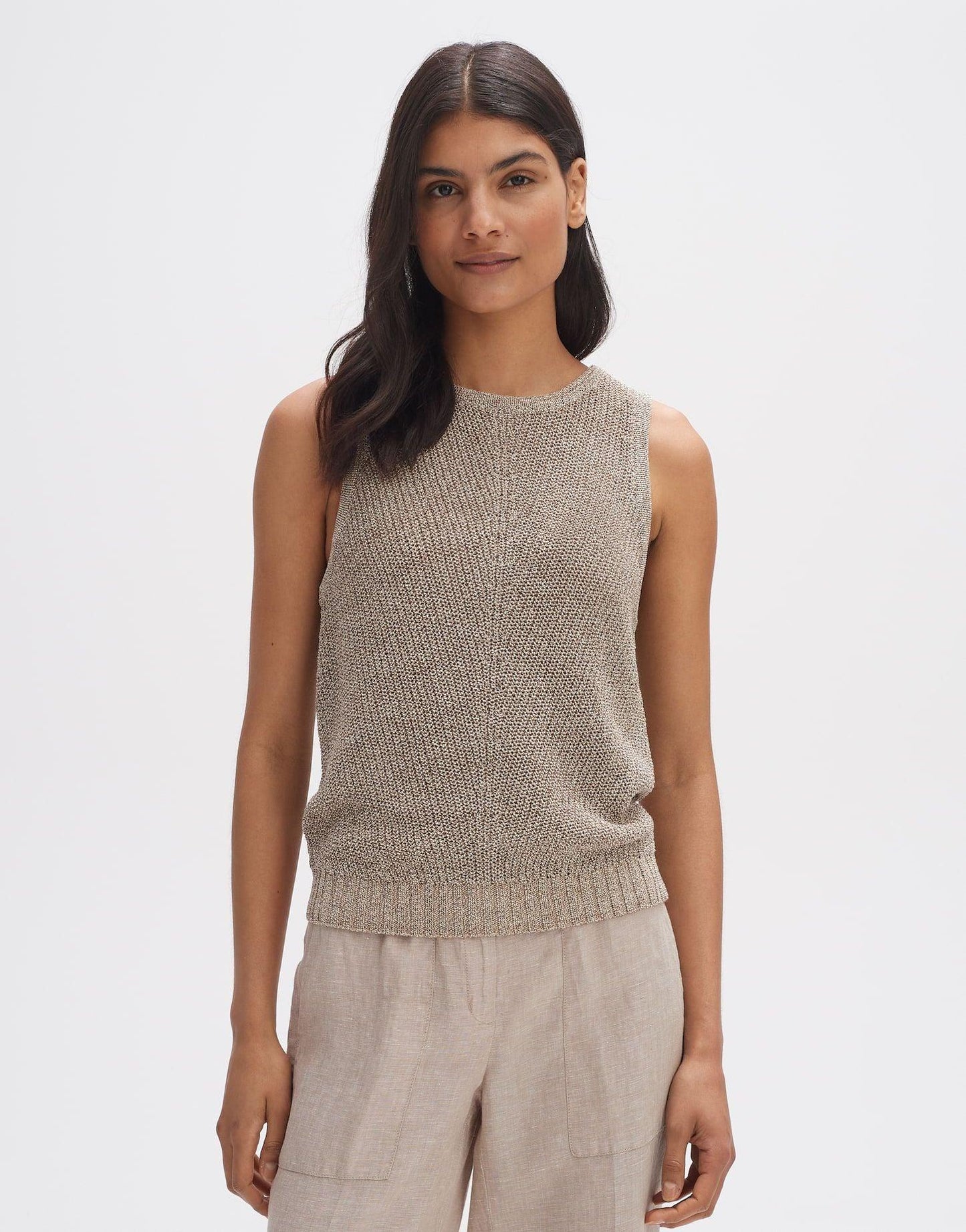 Opus Damen Top braun