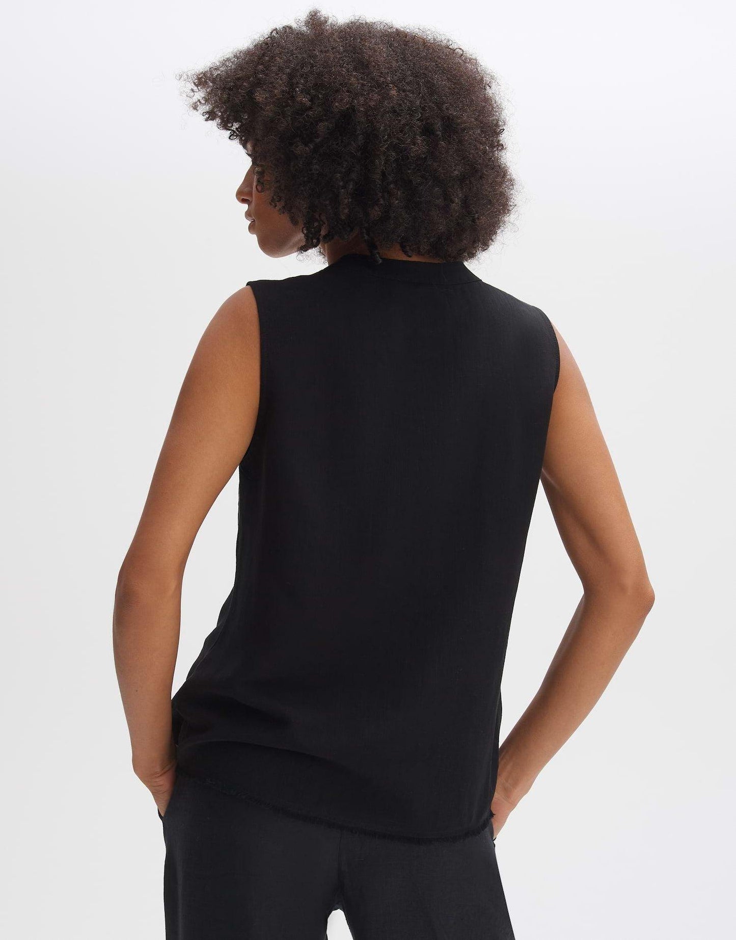 Opus Damen Bluse schwarz