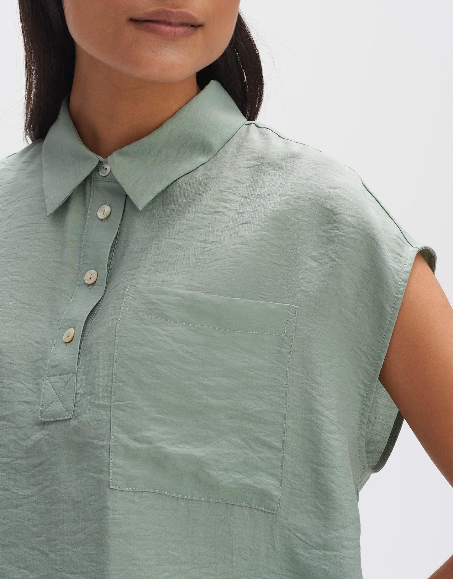 OPUS – Opus Damen Bluse Fairo in Grün