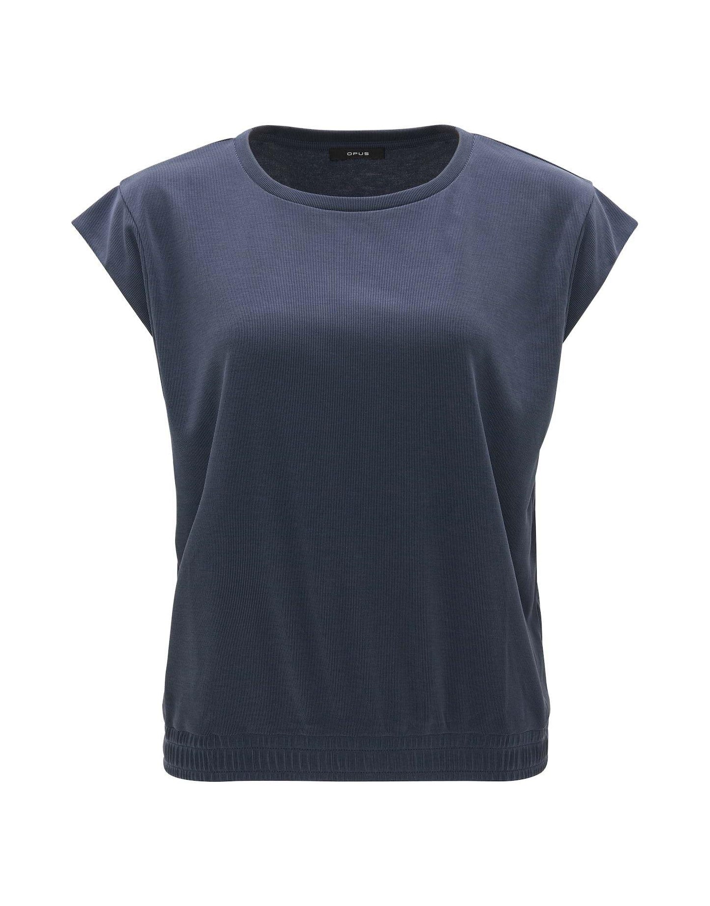 Opus Damen Kurzarmshirt Sonsai 44 blau