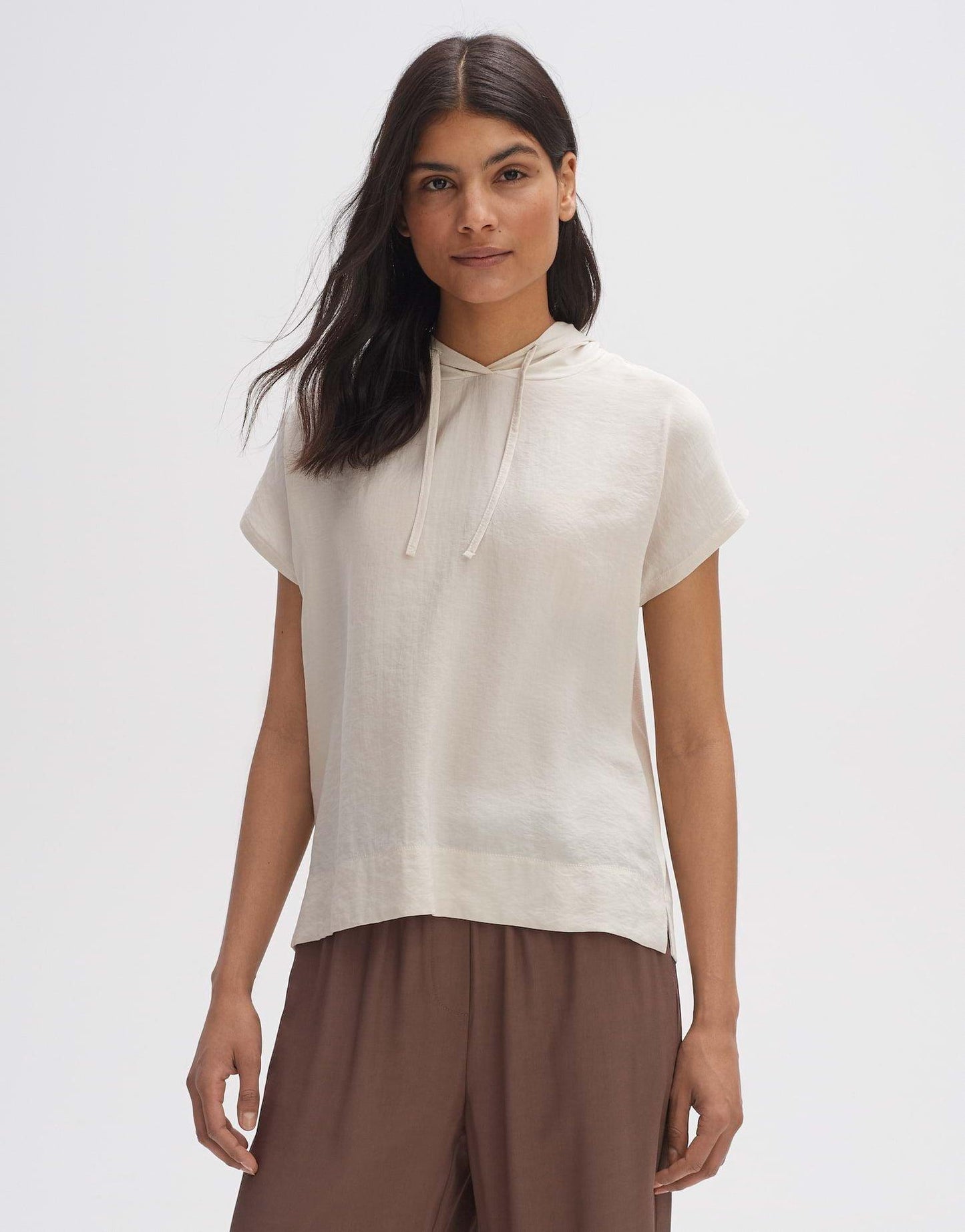 Opus Damen T-Shirt beige