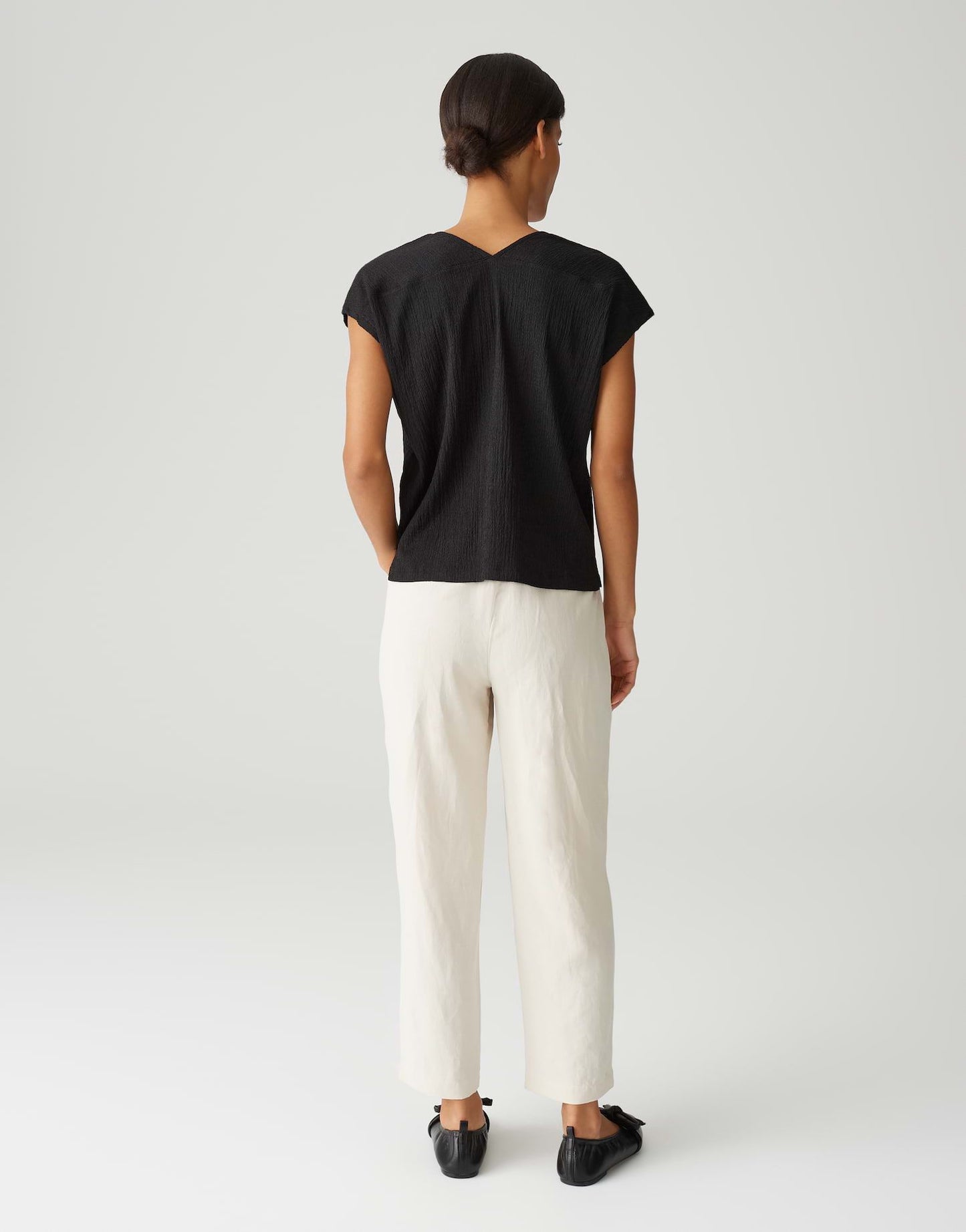 Opus Damen T-Shirt Sirukus structure schwarz