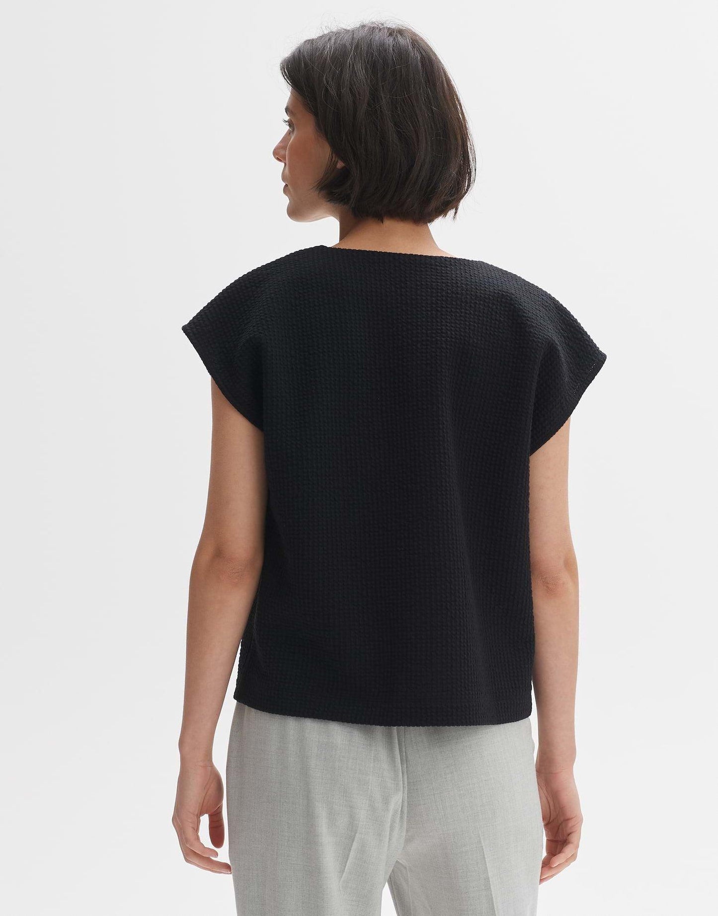Opus Damen Sweatshirt Gosann schwarz