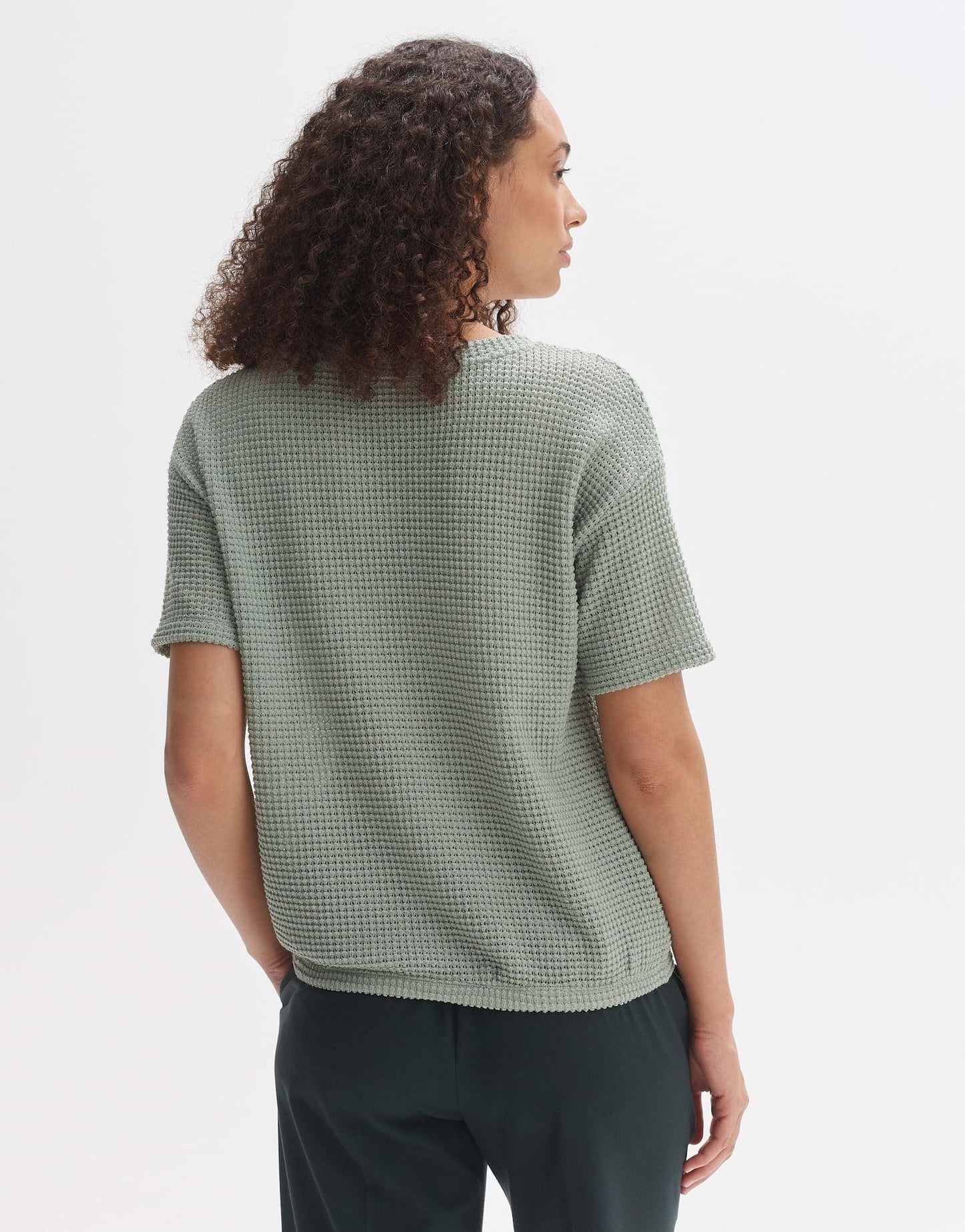 Opus Damen Sweatshirt Gizapi grün