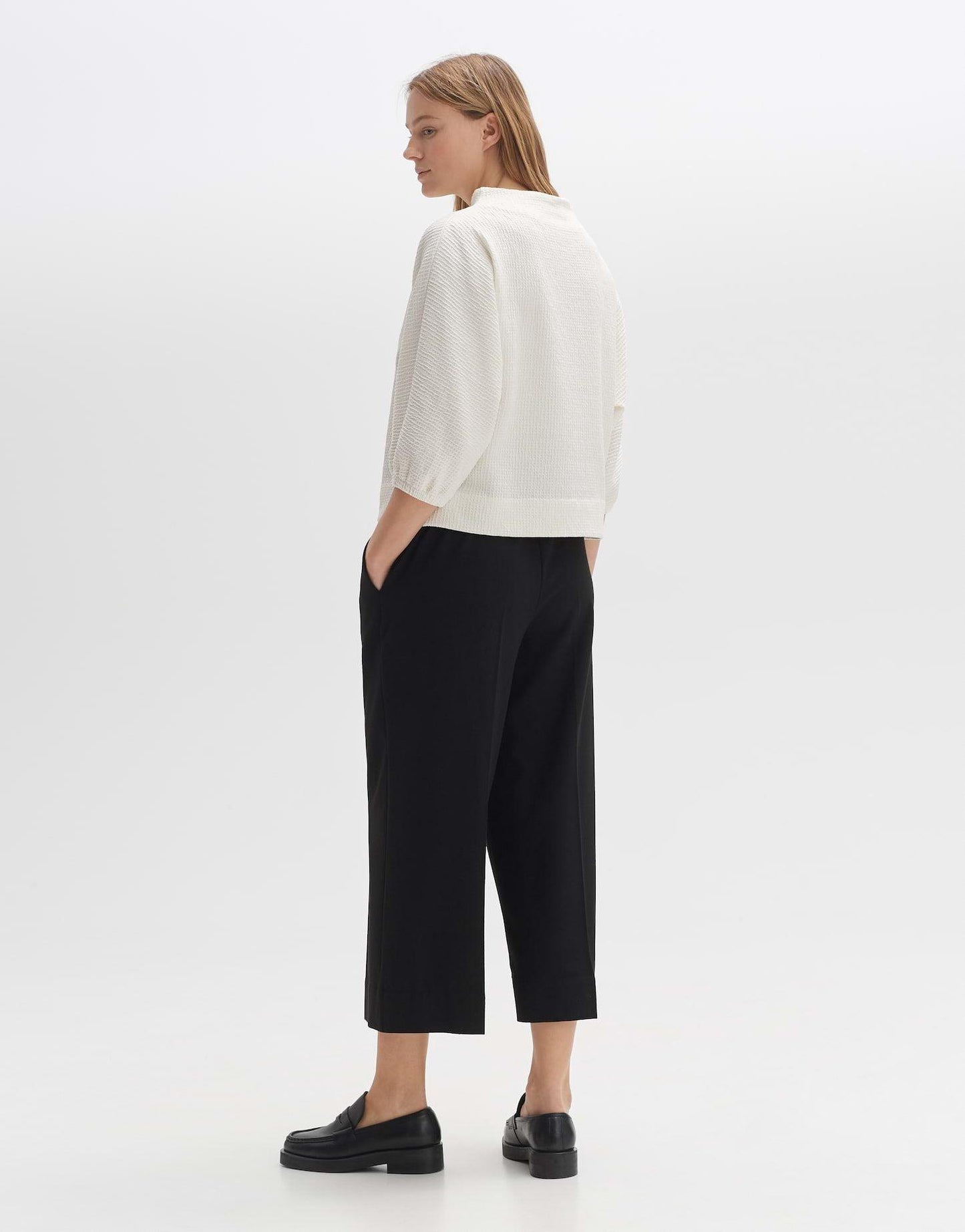 Opus Damen Sweater Gujork weiß
