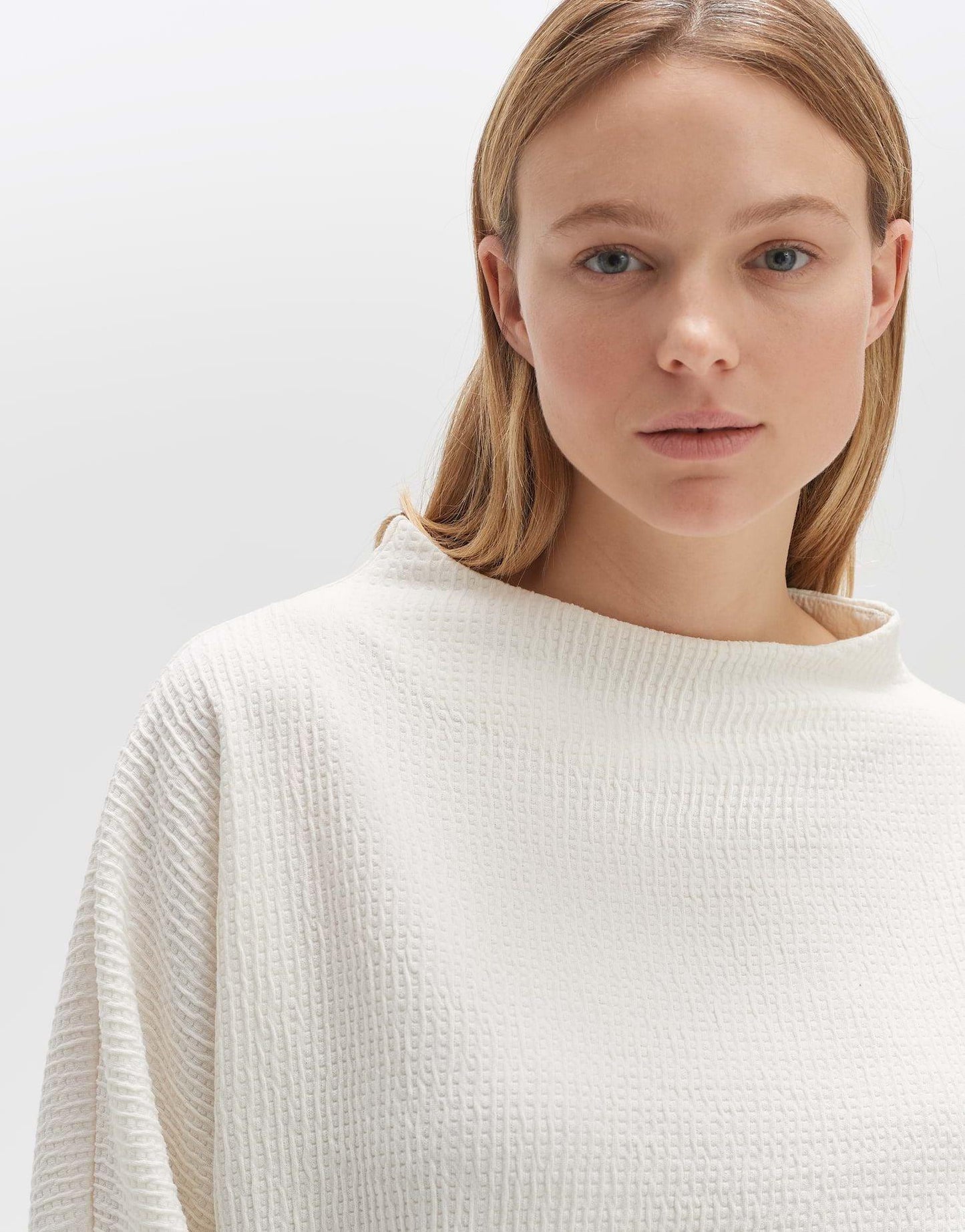 Opus Damen Sweater Gujork weiß