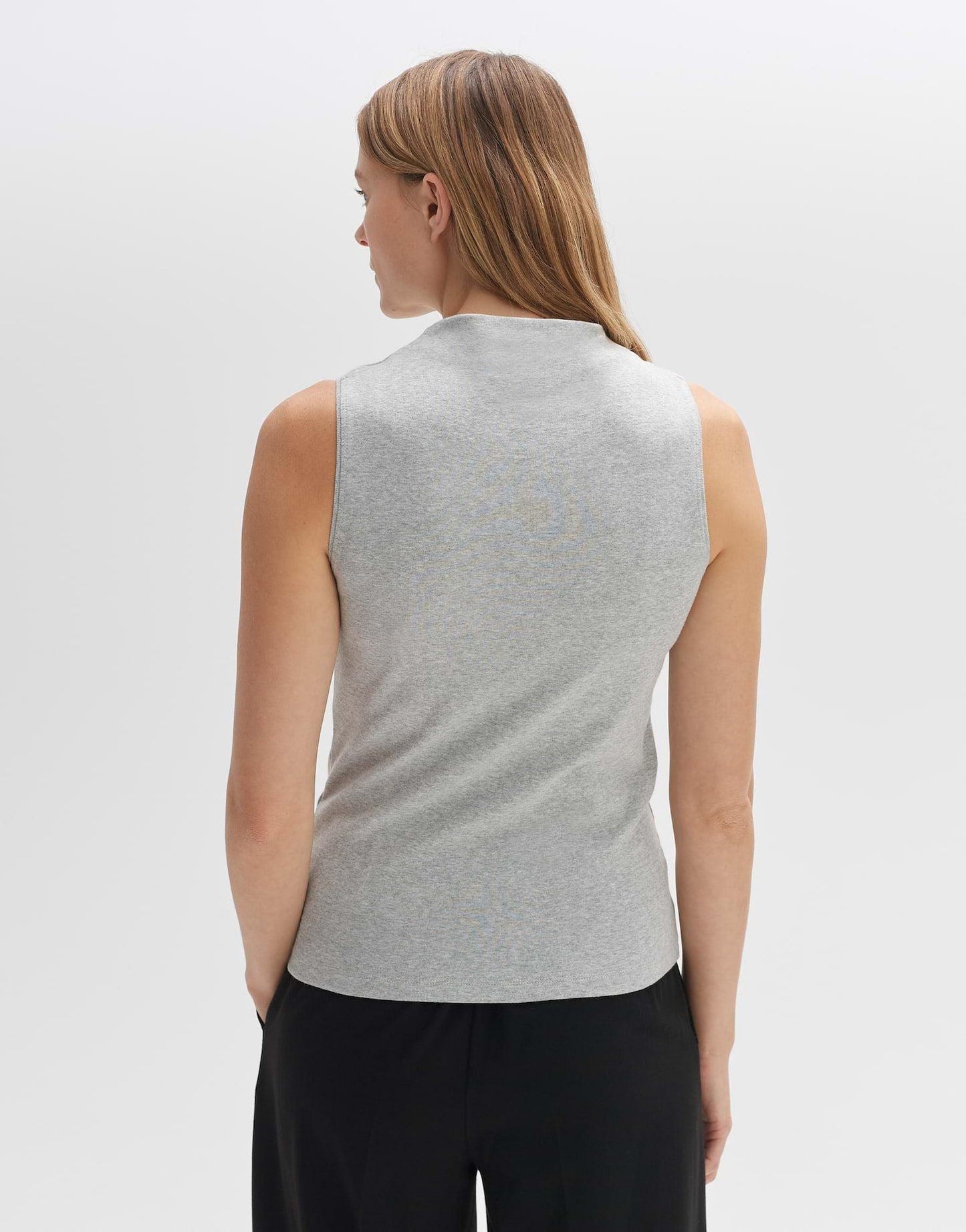 Opus Damen T-Shirt Ifunella grau