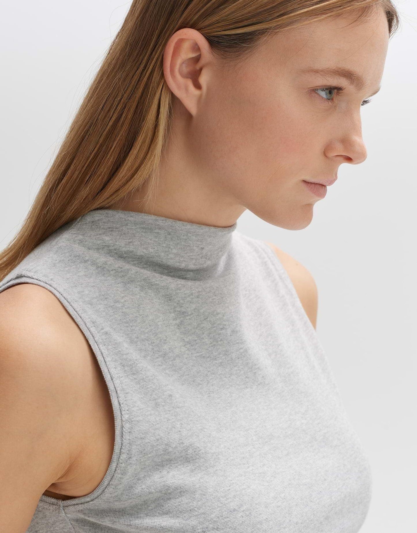 Opus Damen T-Shirt Ifunella grau