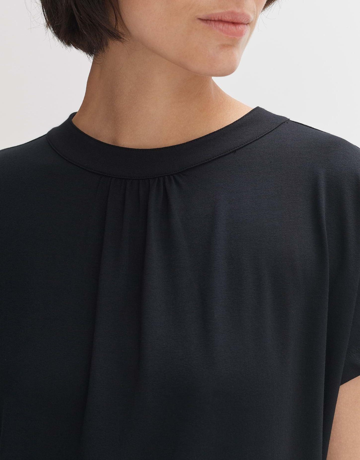 Opus Damen T-Shirt Sizorello schwarz