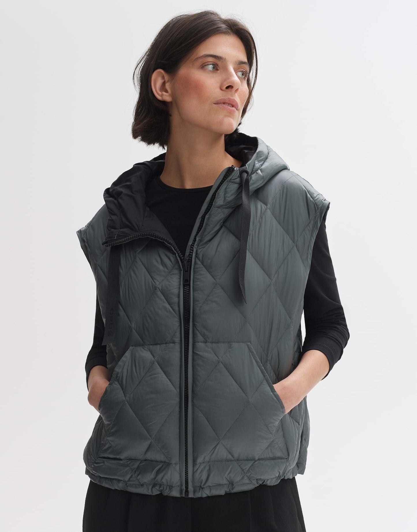 OPUS Damen Weste Worlanda in Grau grau