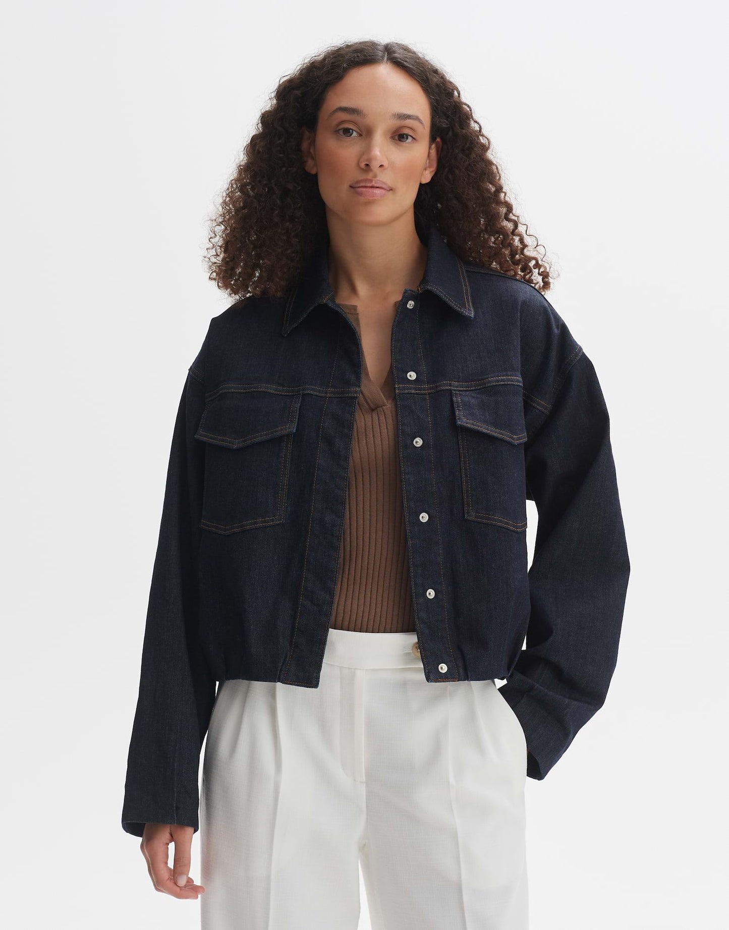 OPUS Damen Jacke Jokana blau