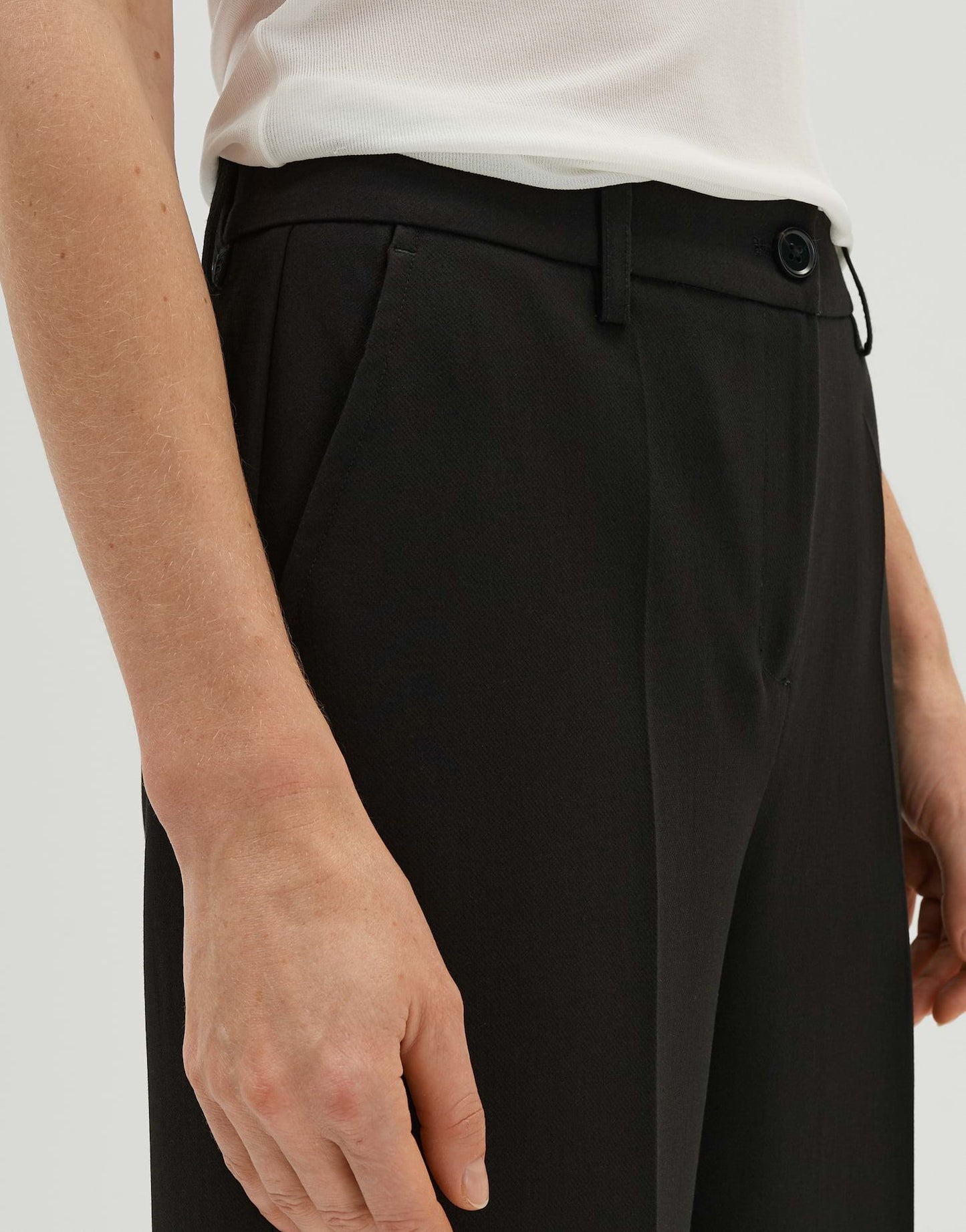 someday Damen Hose Cisilia sleek schwarz