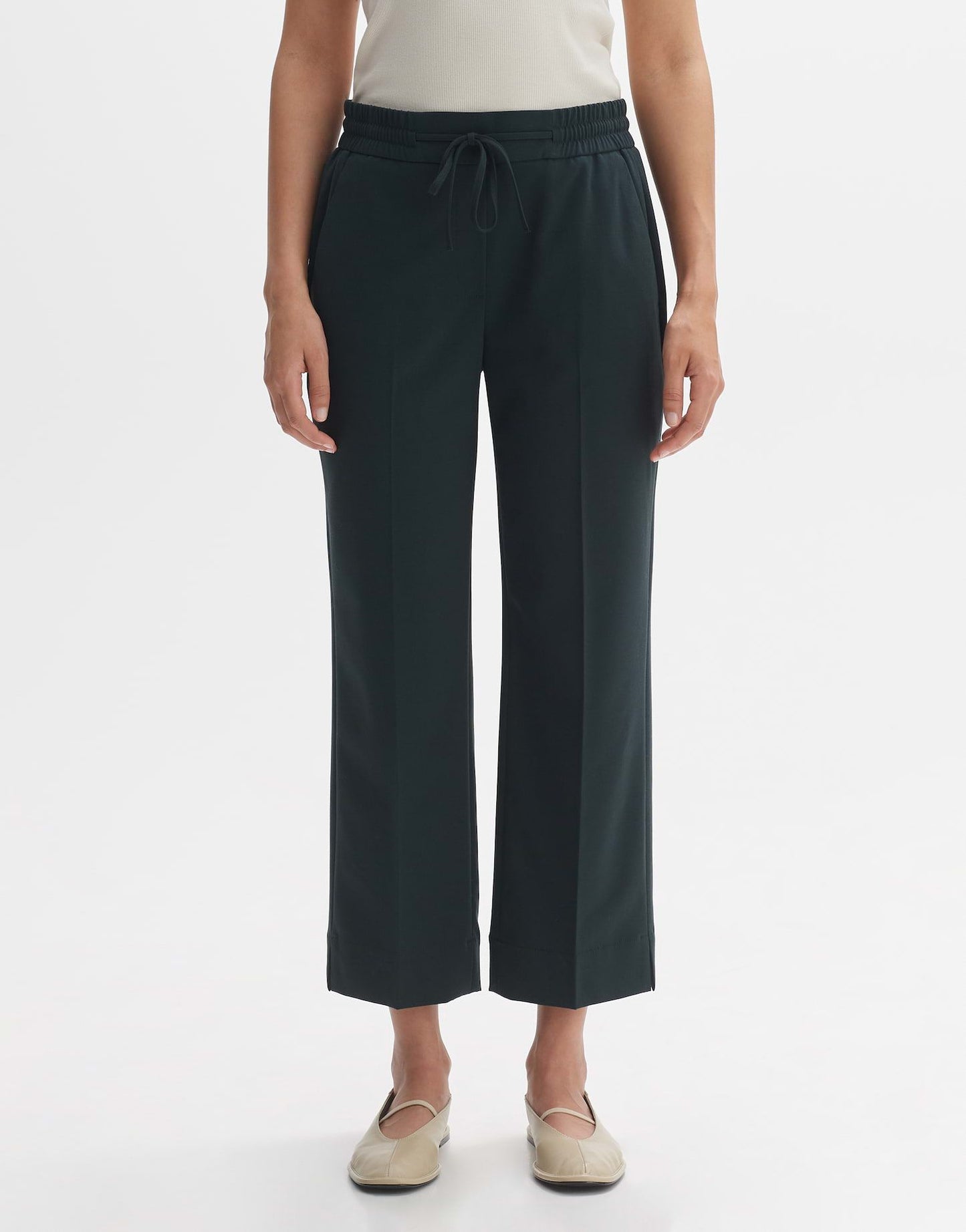 Opus Damen Hose Melosi grün