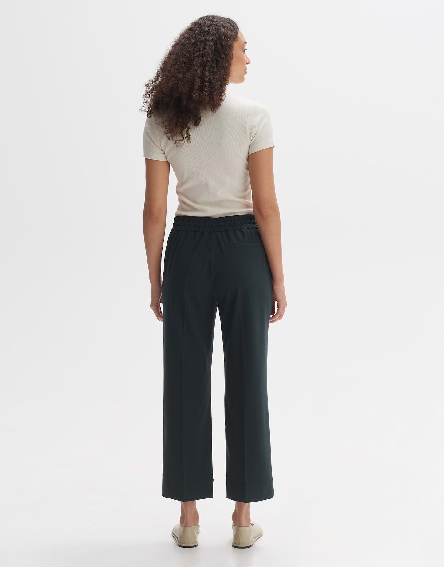 Opus Damen Hose Melosi grün