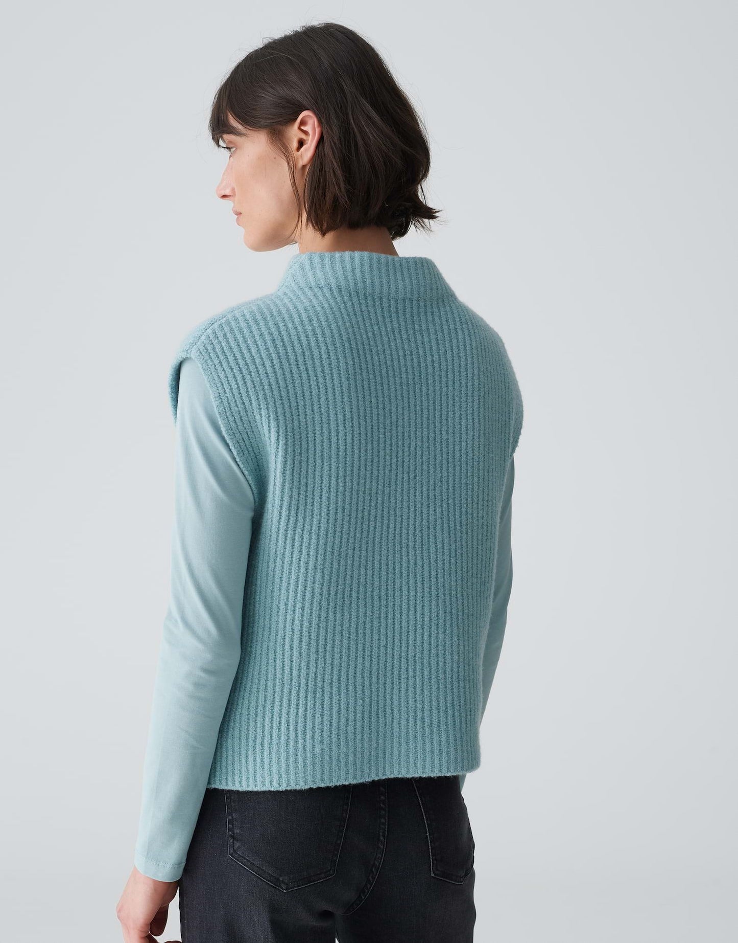 Opus Damen Pullunder Pipeti blau