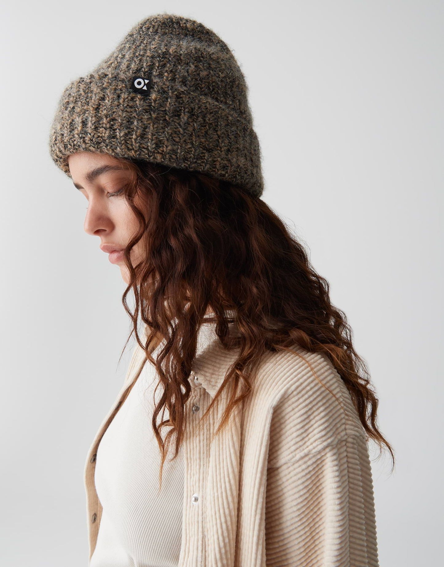 Opus Damen Strickmütze Amaddie cap braun