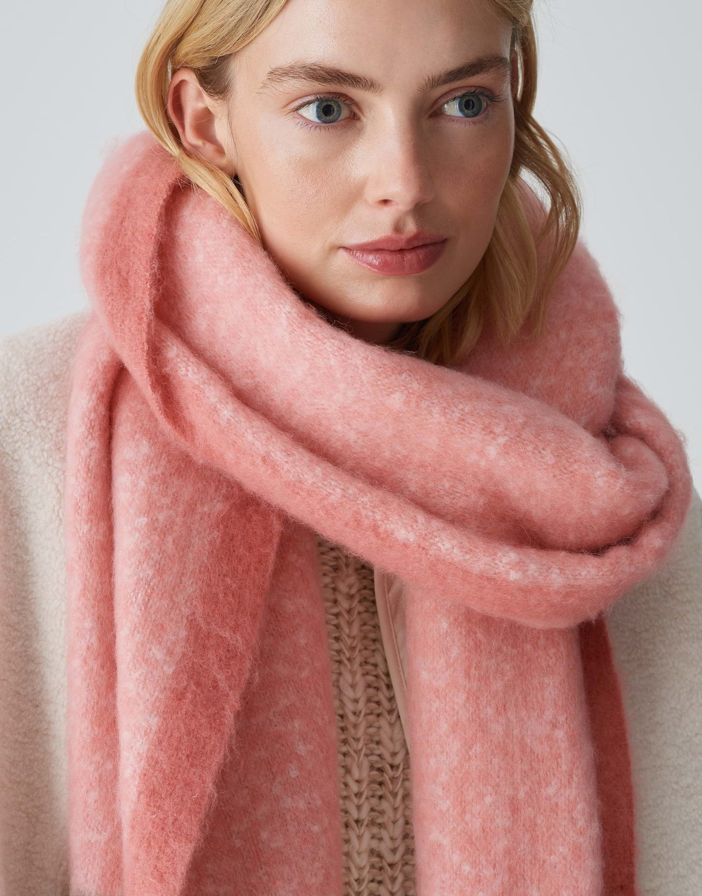 Opus Damen Schal Anuno rosa