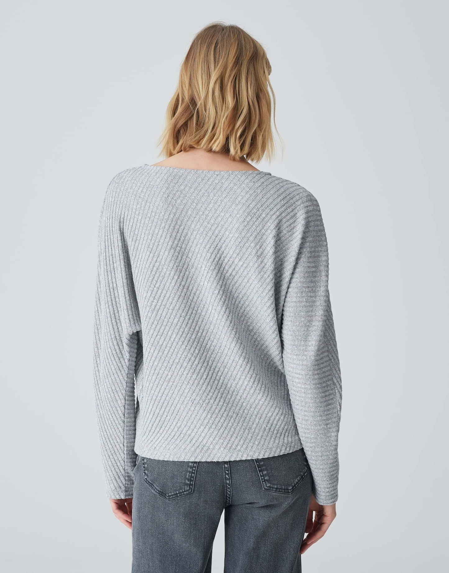 Opus Damen Pullover Sakim grau