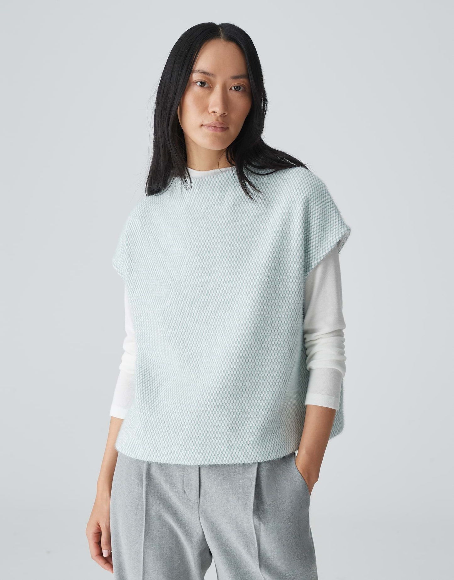 Opus Damen Sweatshirt Gofir blau