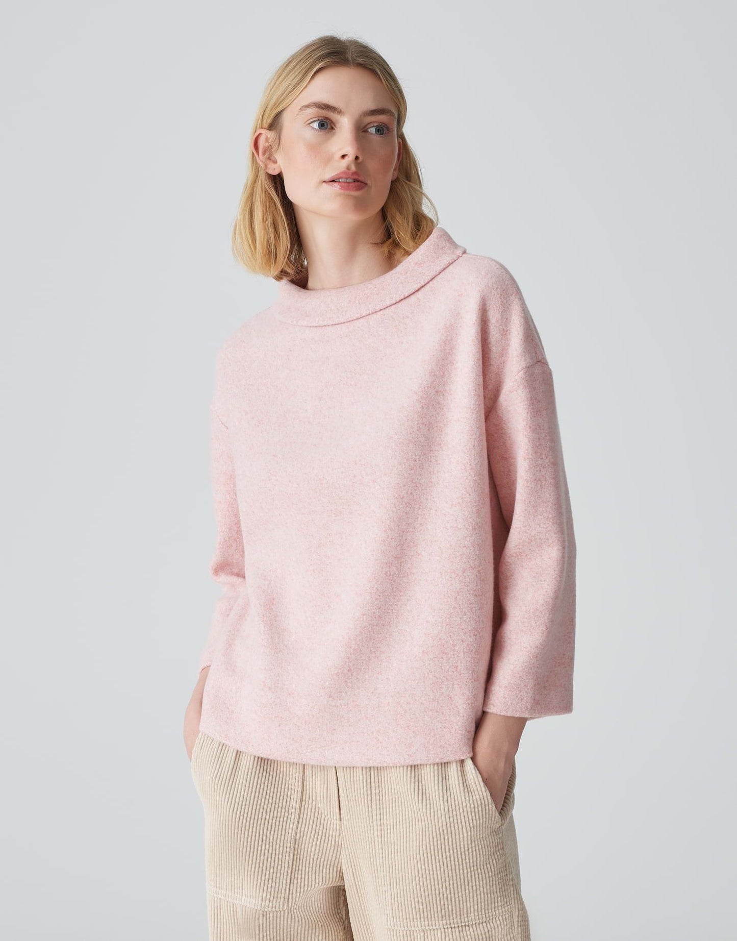 Opus Damen Pullover Gesurla rosa