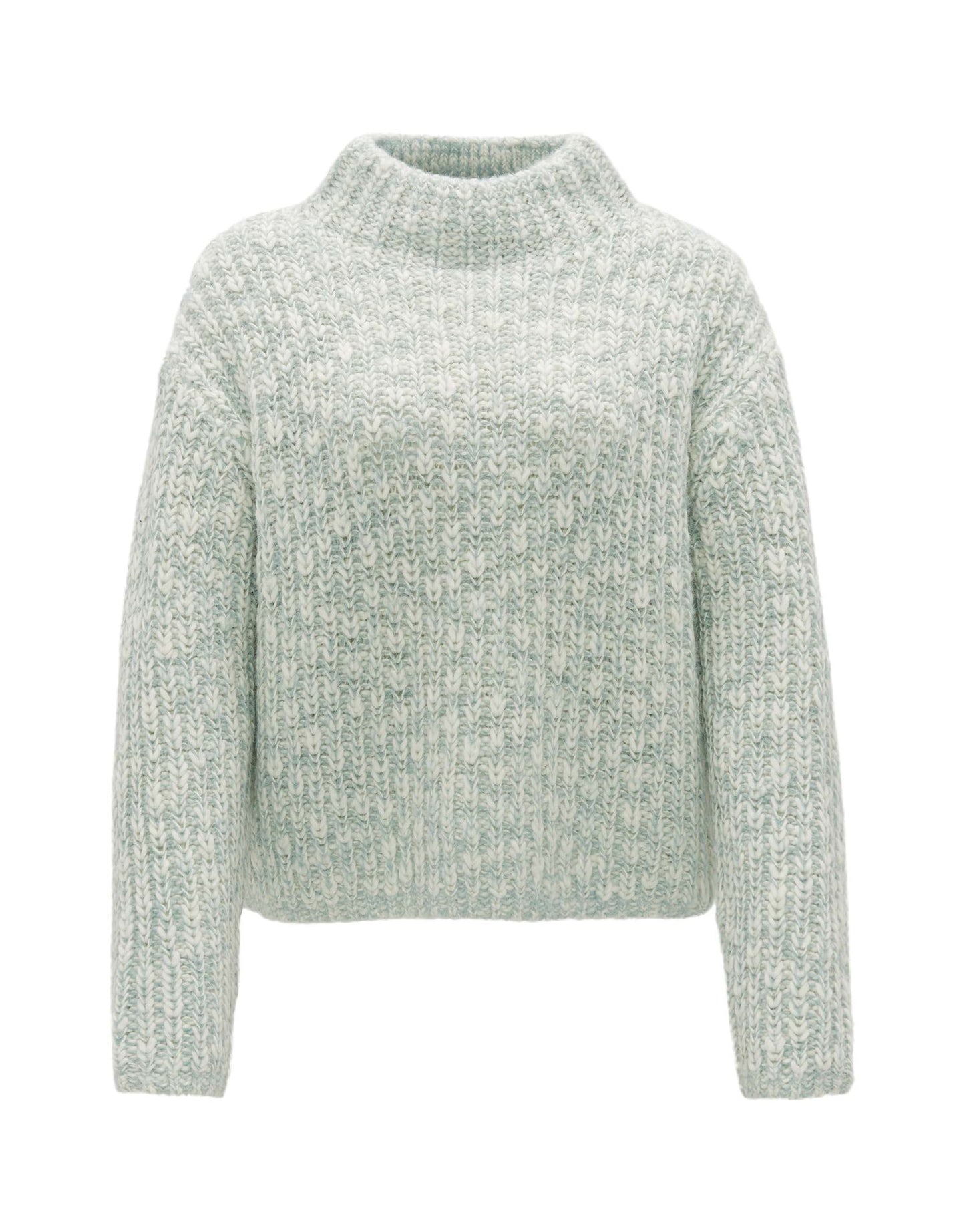 Opus Damen Strick-Pullover Perke blau