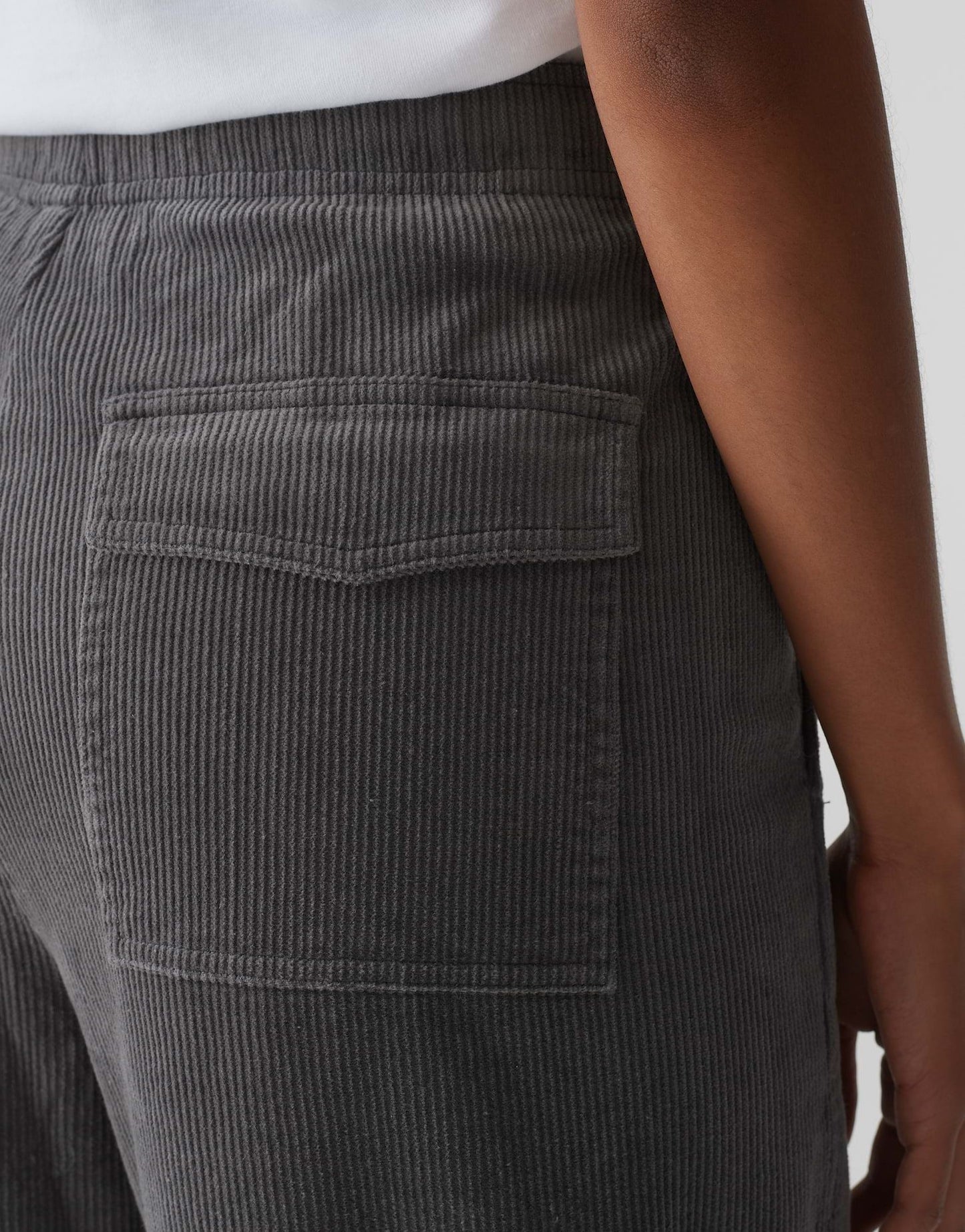 Opus Damen Hose Mileni track grau
