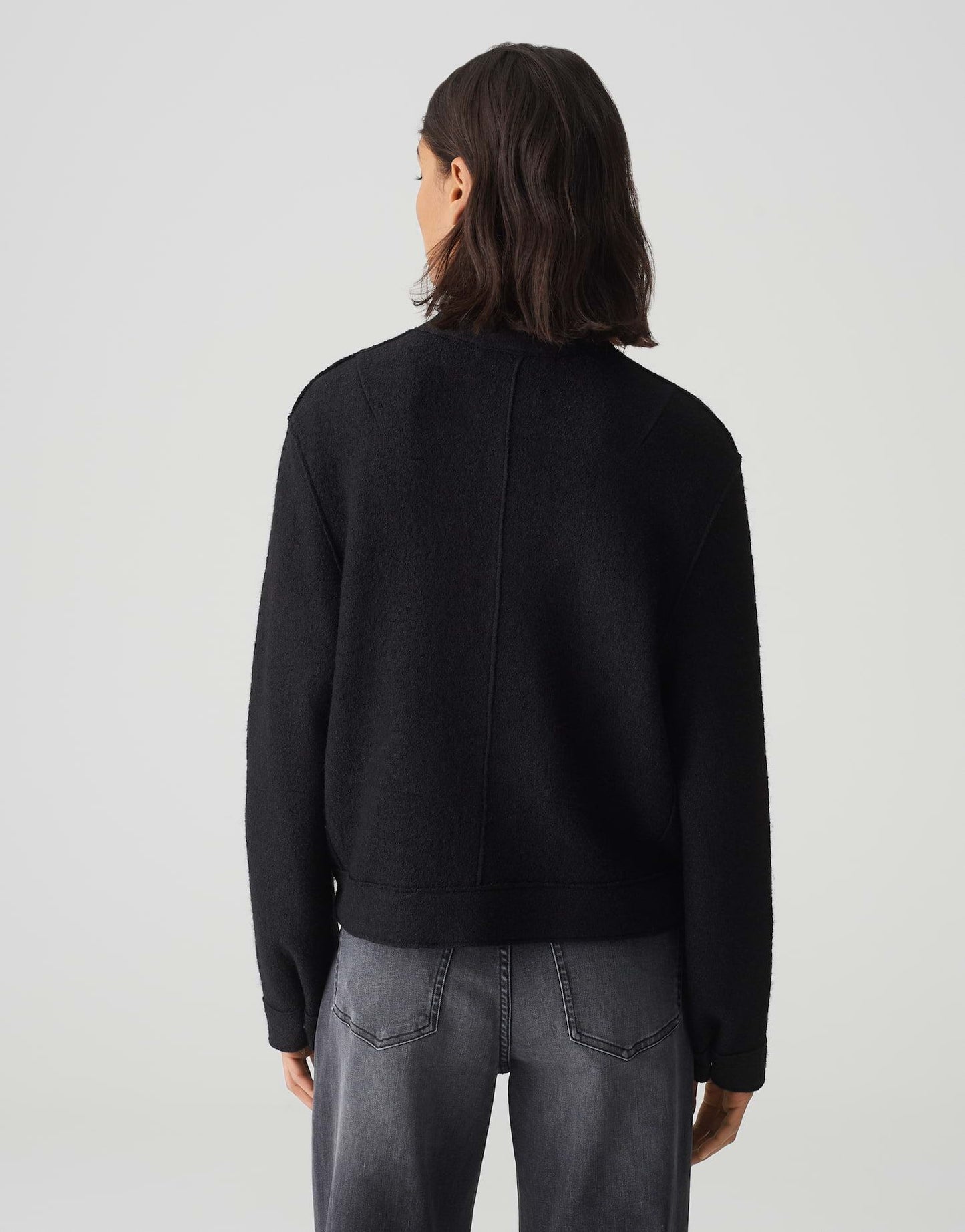 Opus Damen Jacke Hosana schwarz
