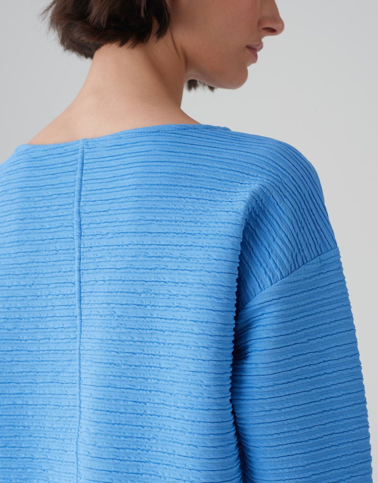 Opus Damen Shirt Gottoman blau