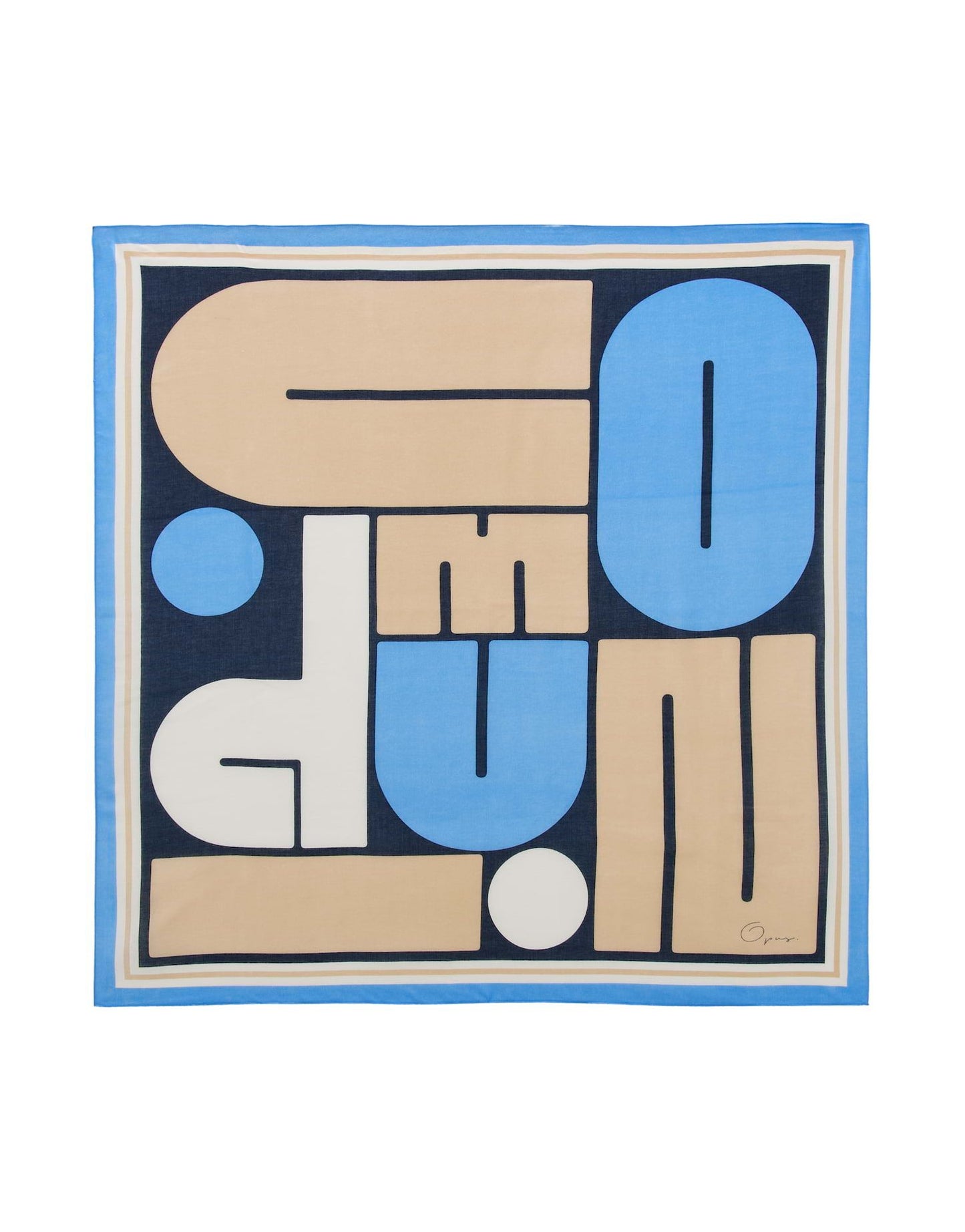 Atypo scarf Default Title blau
