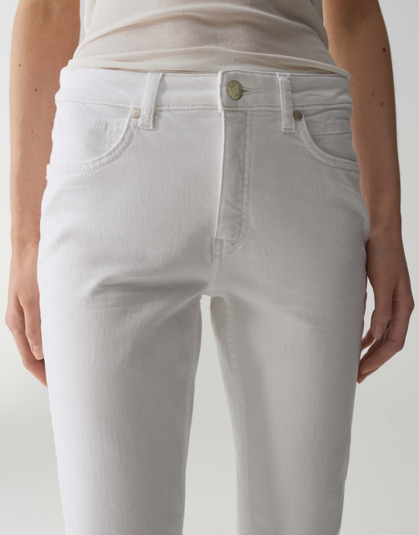 Opus Pants Jeans Enja ease weiß