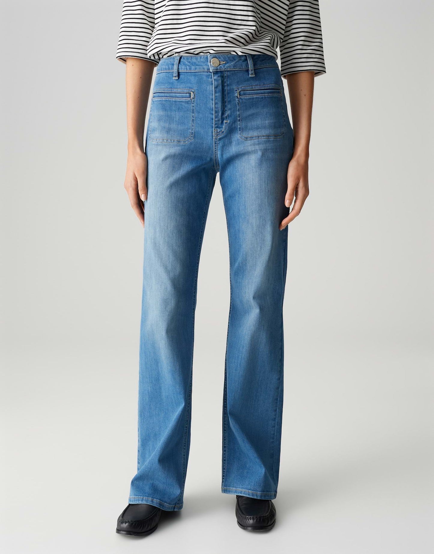 Opus Pants Damen Jeans Melly fresh blau