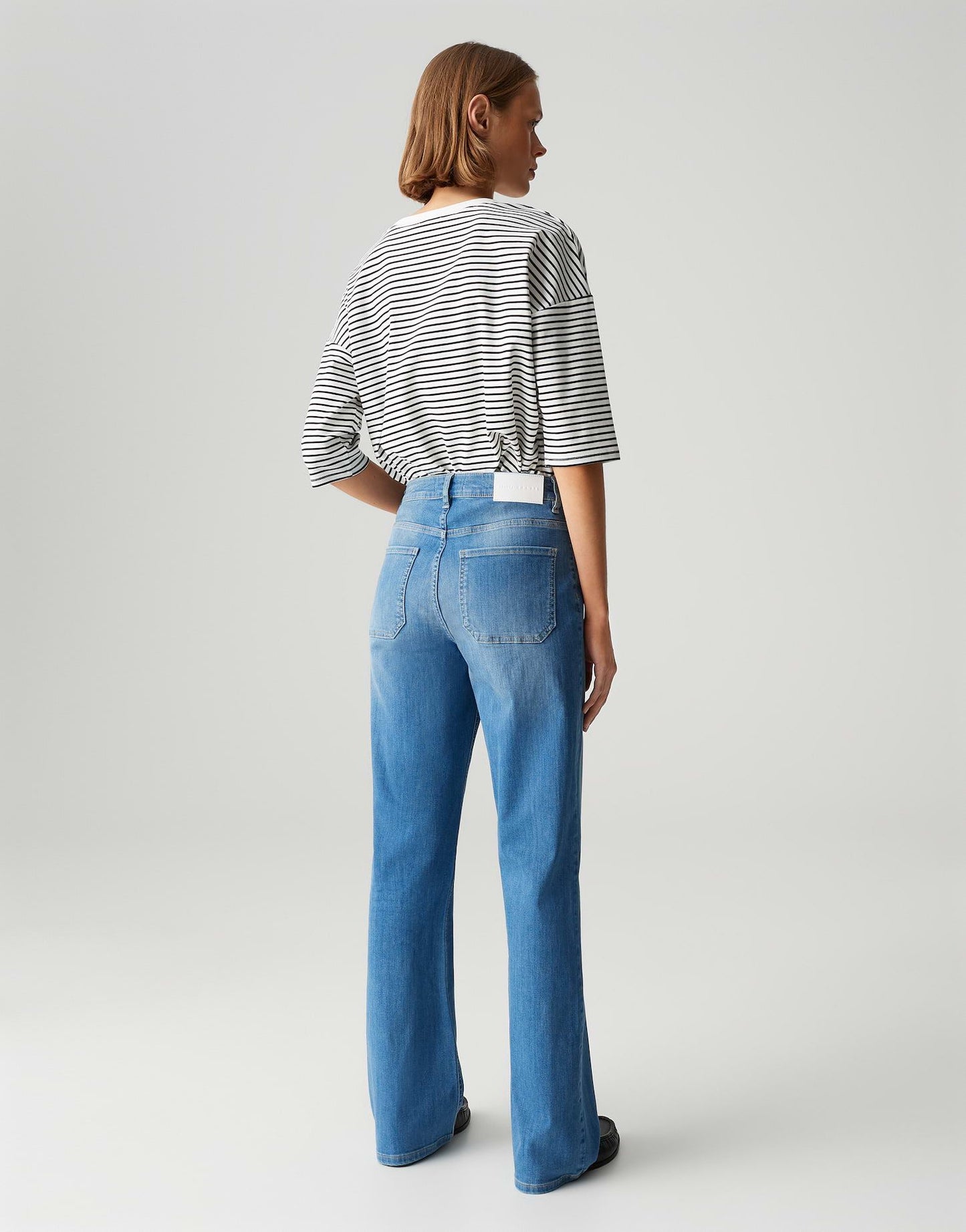 Opus Pants Damen Jeans Melly fresh blau