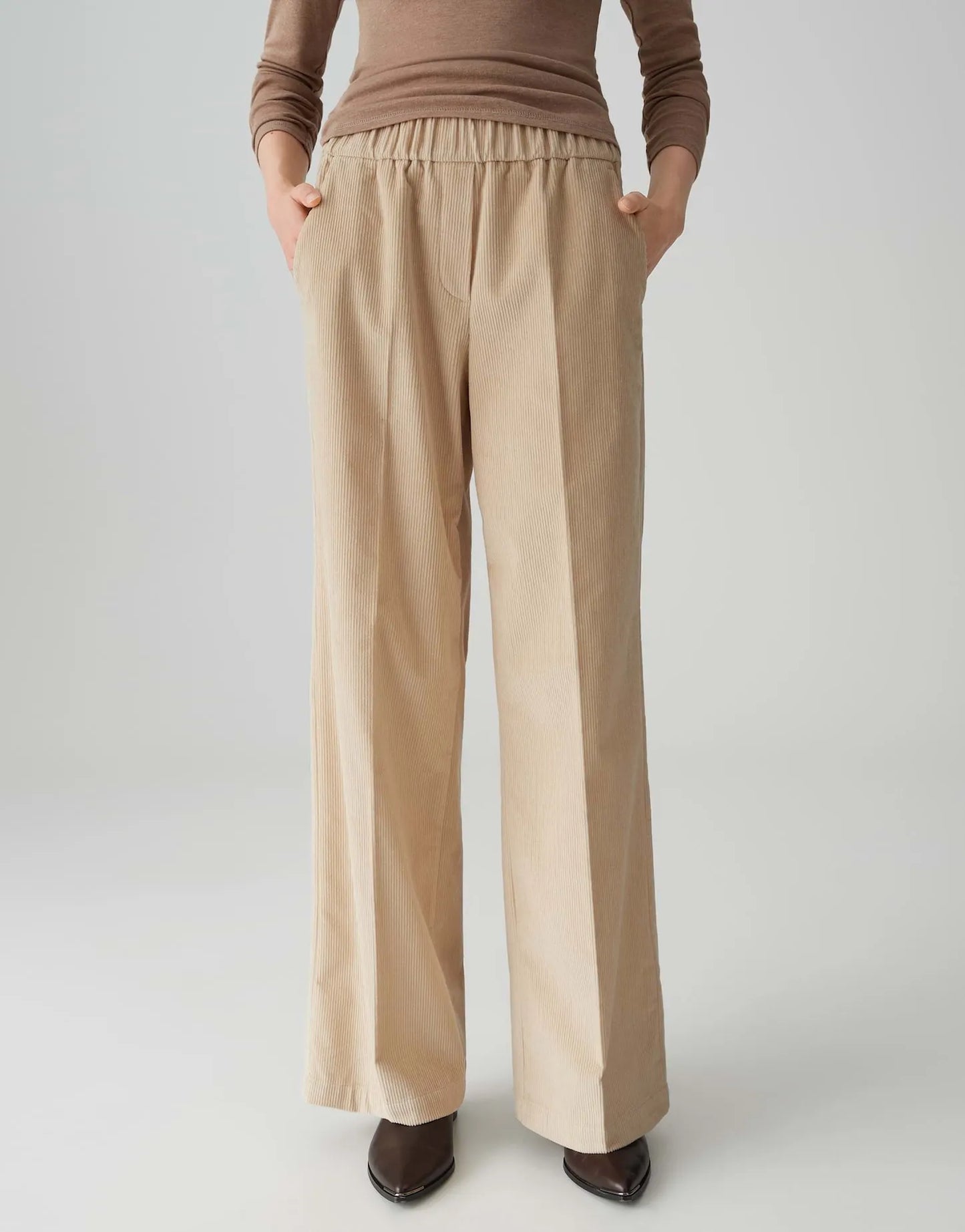 Opus Damen Hose beige