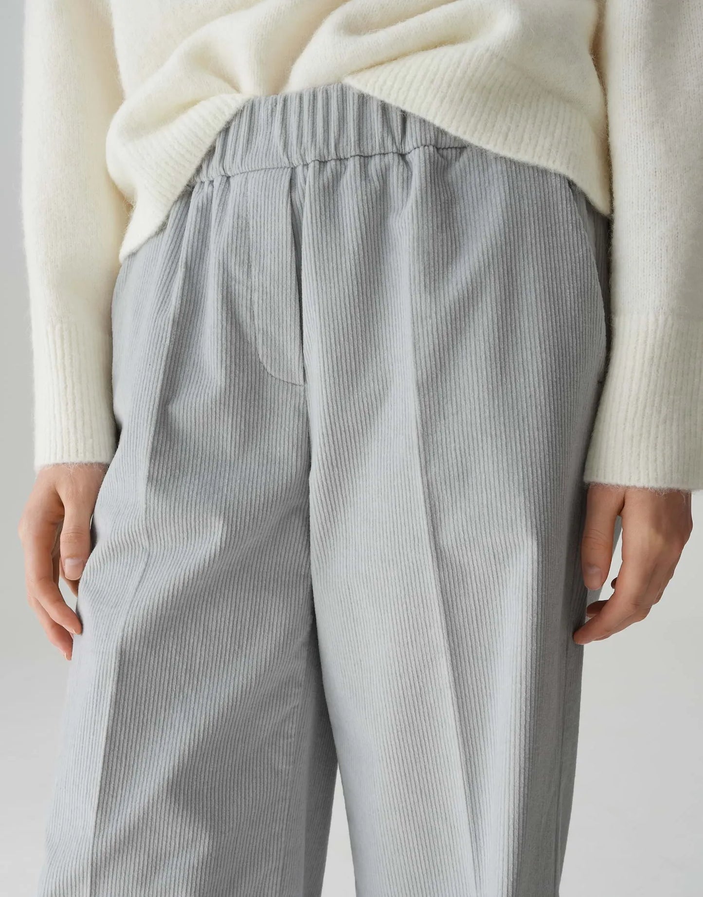 Opus Damen Hose grau