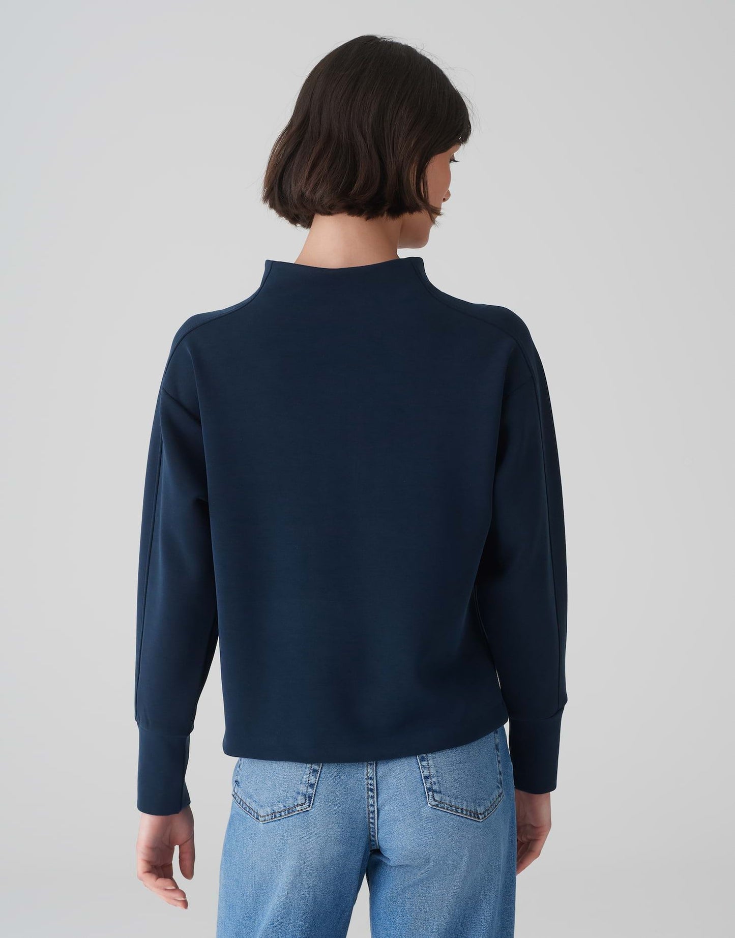 Opus Damen Sweater Galonine blau