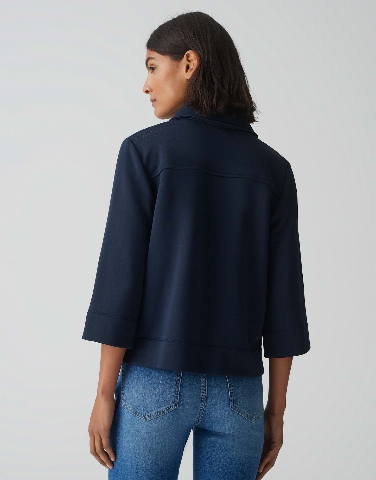 Opus Damen Sweat-Shirt Gonut blau