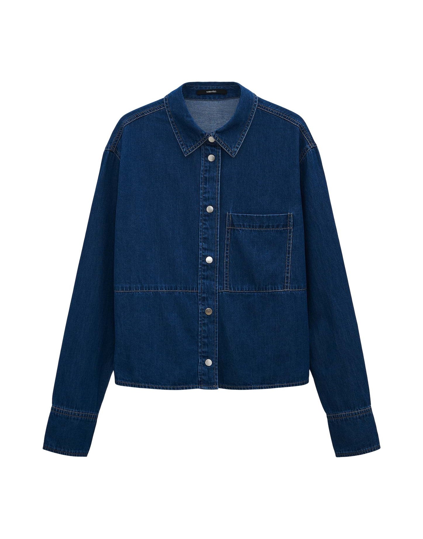 someday Damen Bluse Zapira 40 blau