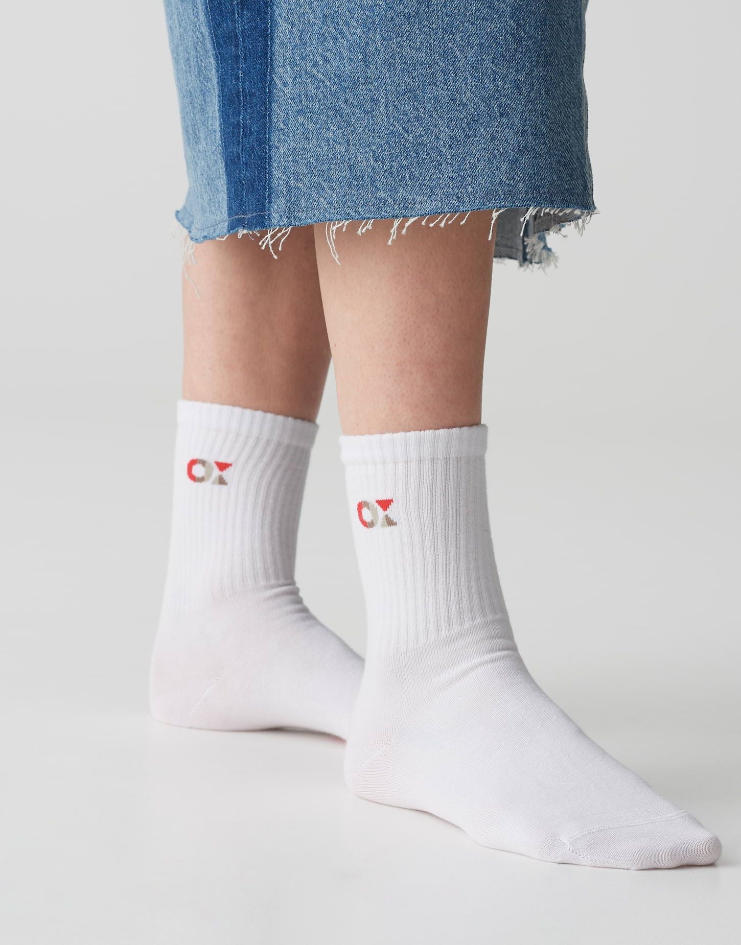 Opus Damen Socken Yennis mix weiß