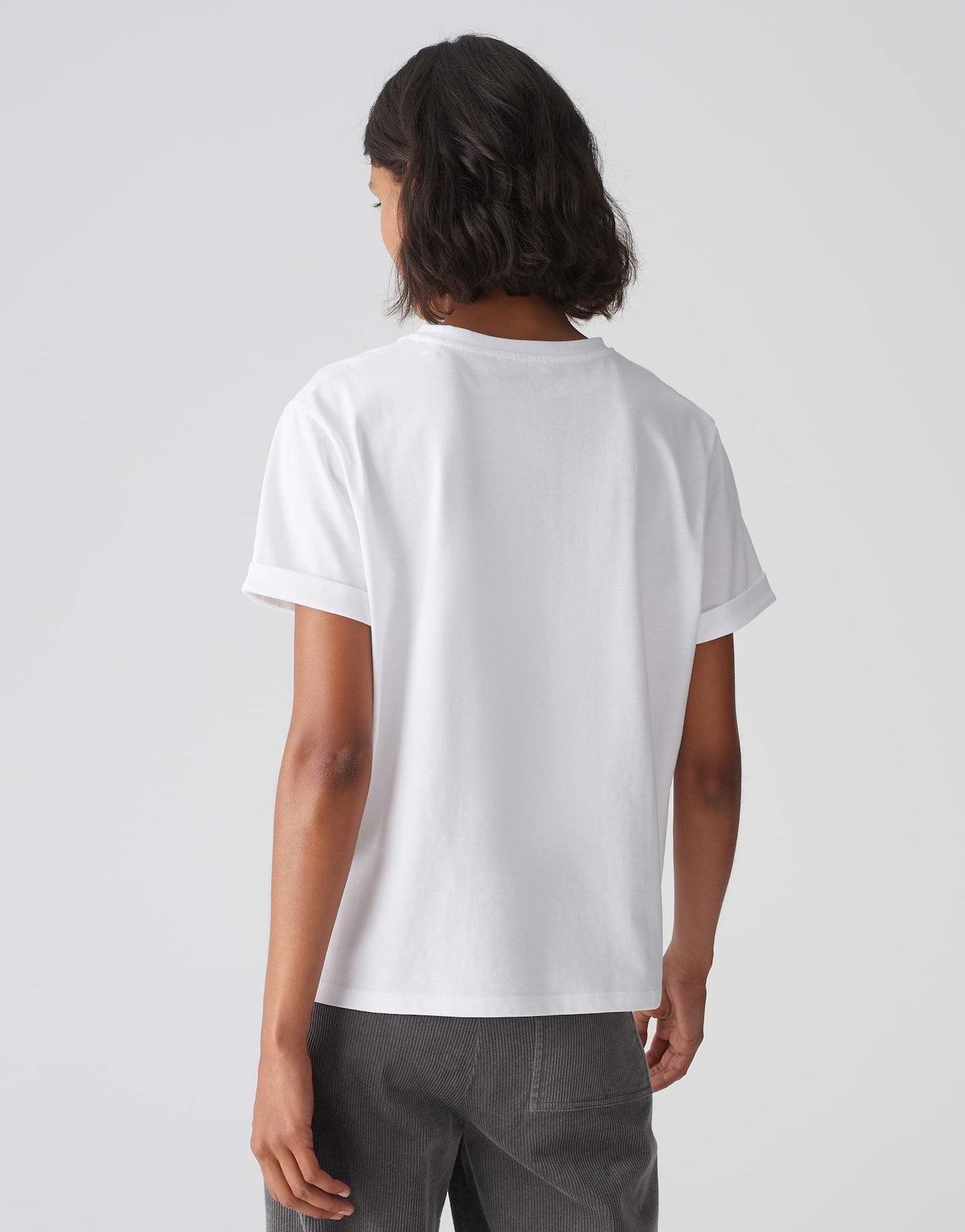 Opus Damen Shirt Serox weiß